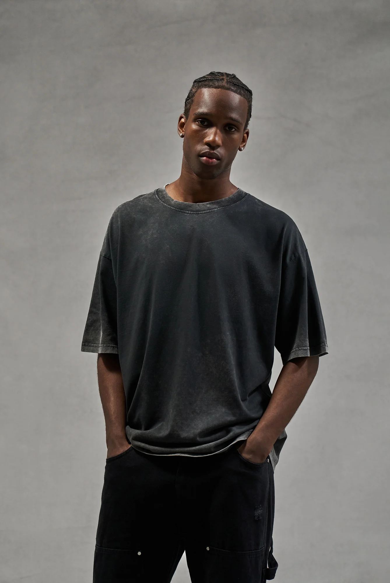 UNBRANDED RELAXED T-SHIRT - ACID WASH