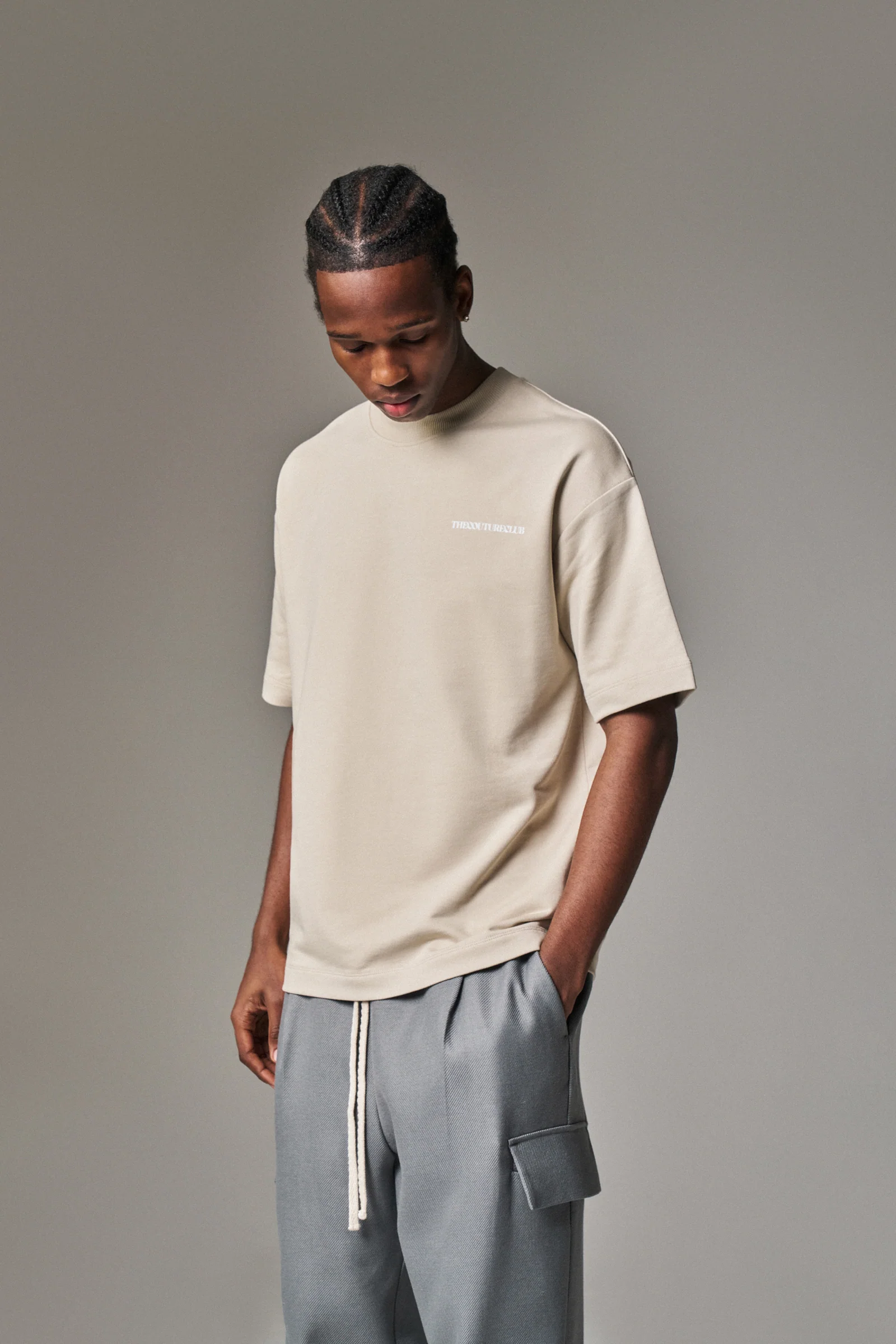 HEAVYWEIGHT COPYRIGHT T-SHIRT - BEIGE