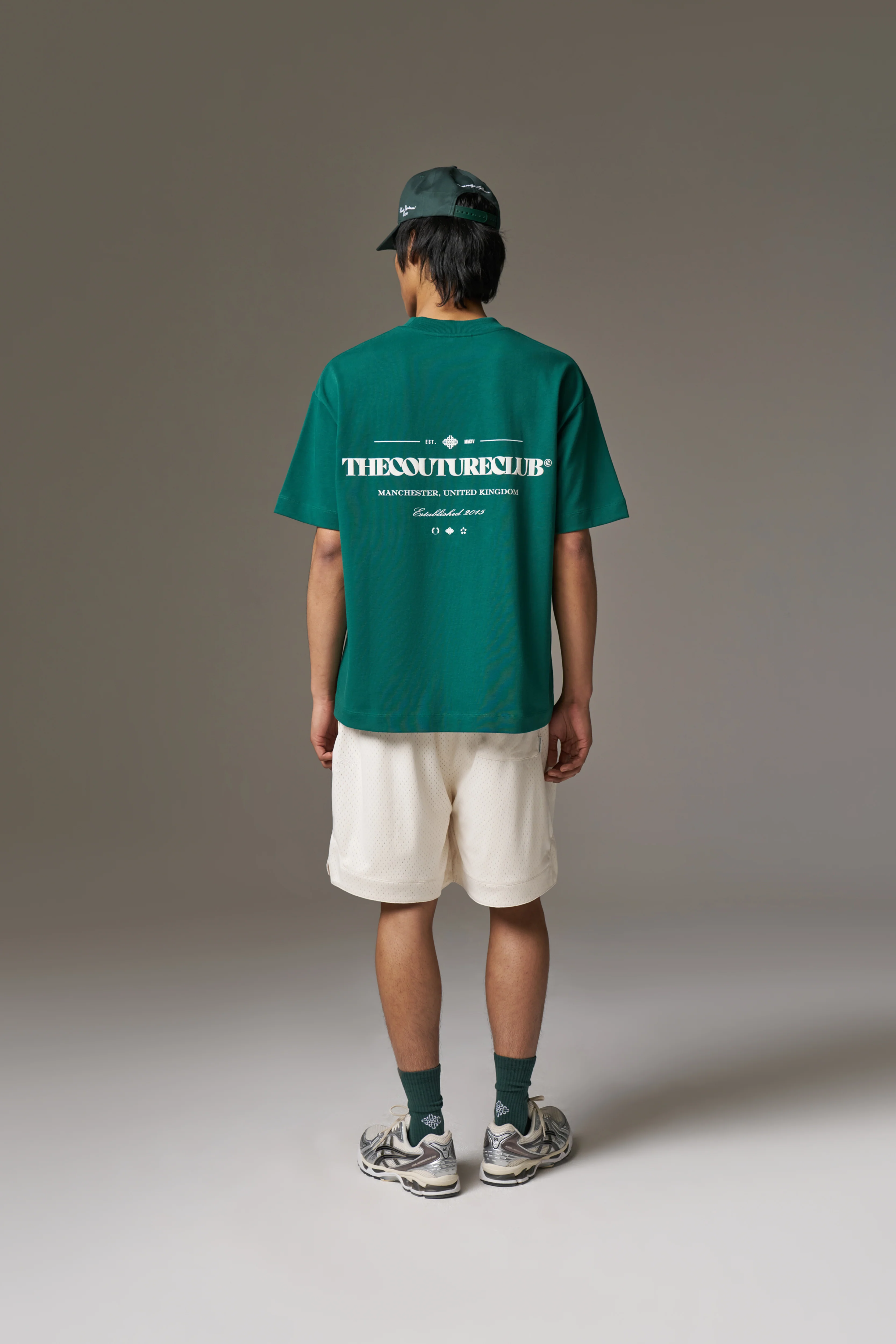 COPYRIGHT MULTI GRAPHIC T-SHIRT - FOREST GREEN