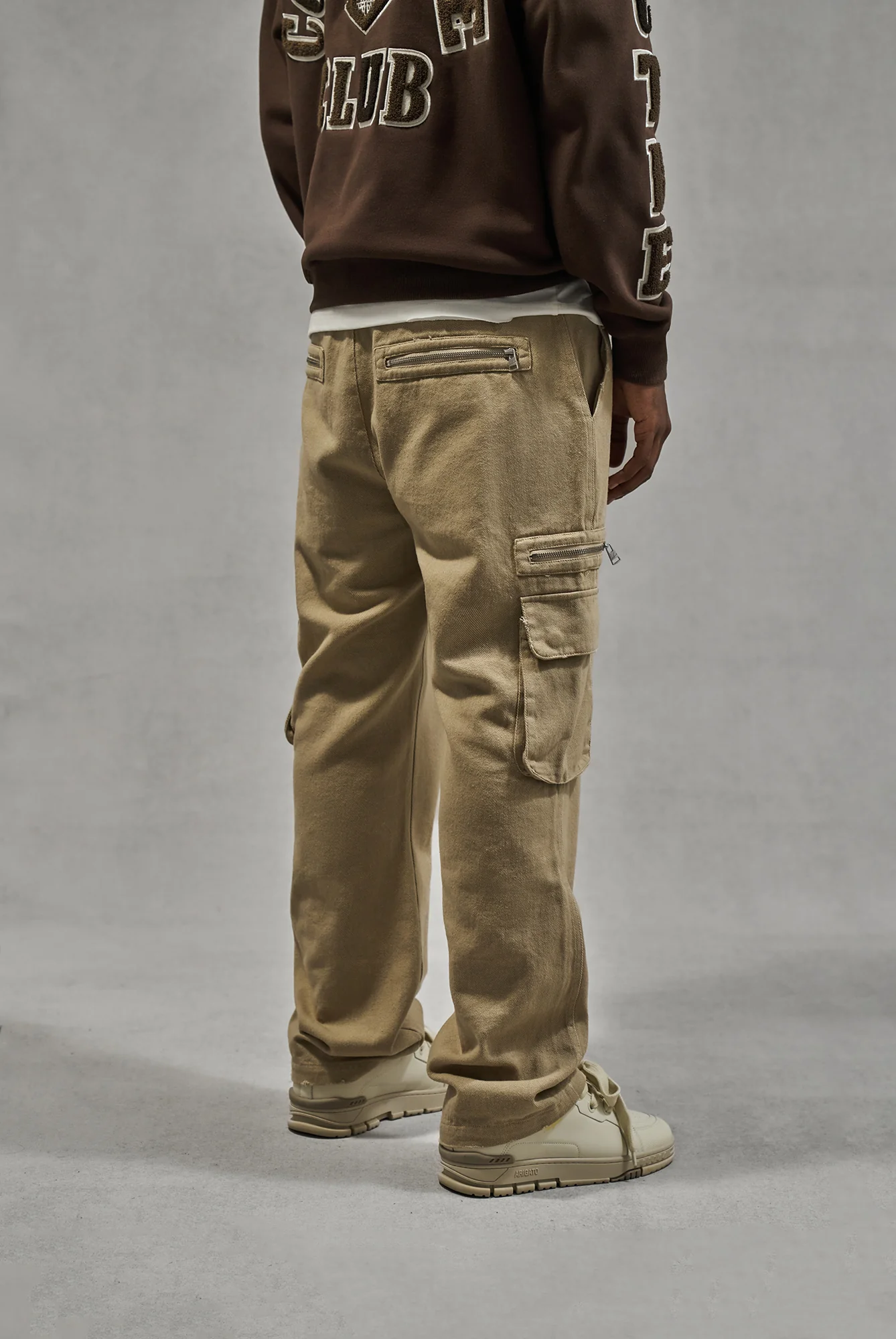 PATCH POCKET TWILL CARGOS - BEIGE