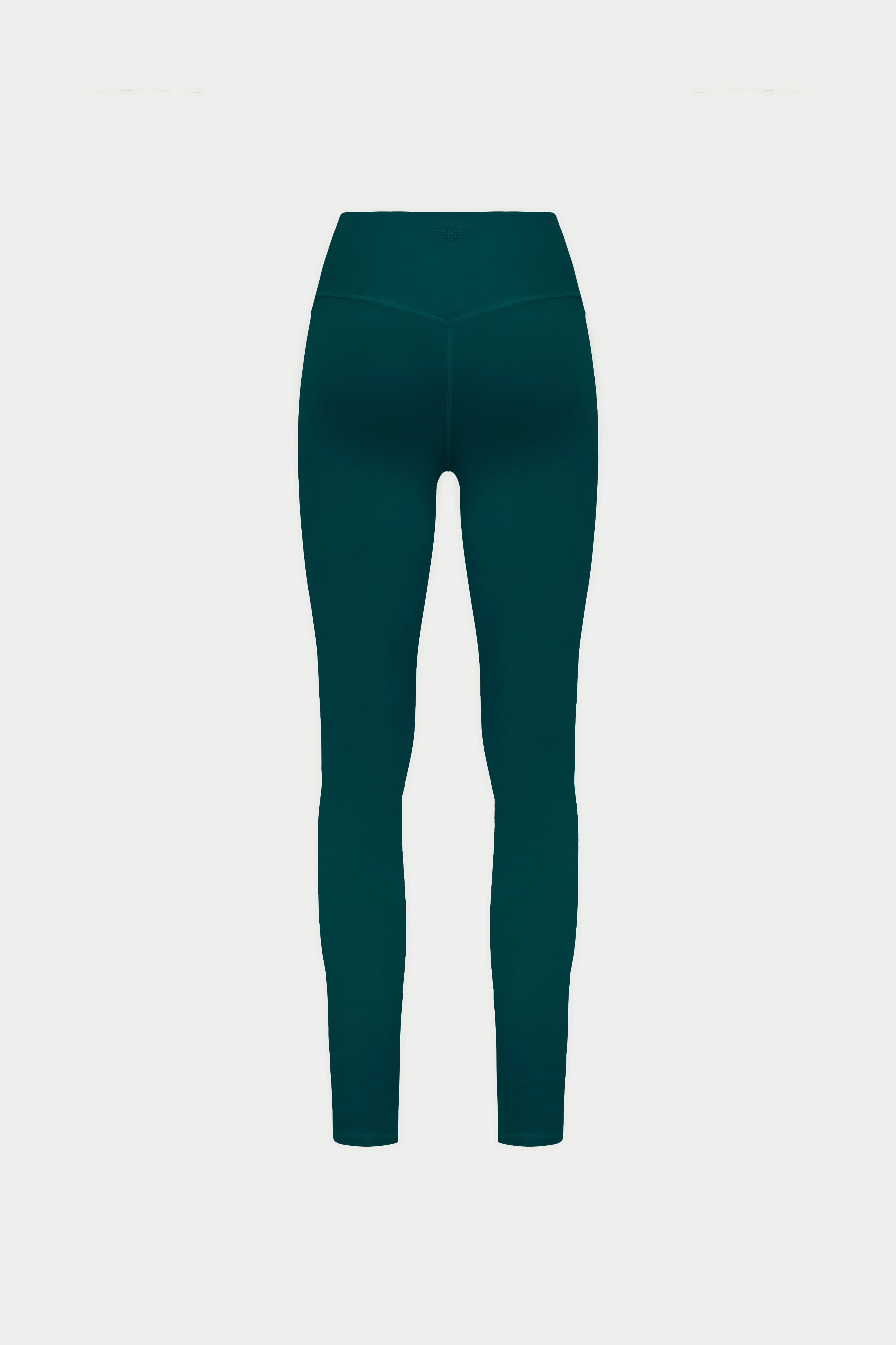 SCULPTING STRETCH EMBLEM LEGGINGS - FOREST GREEN