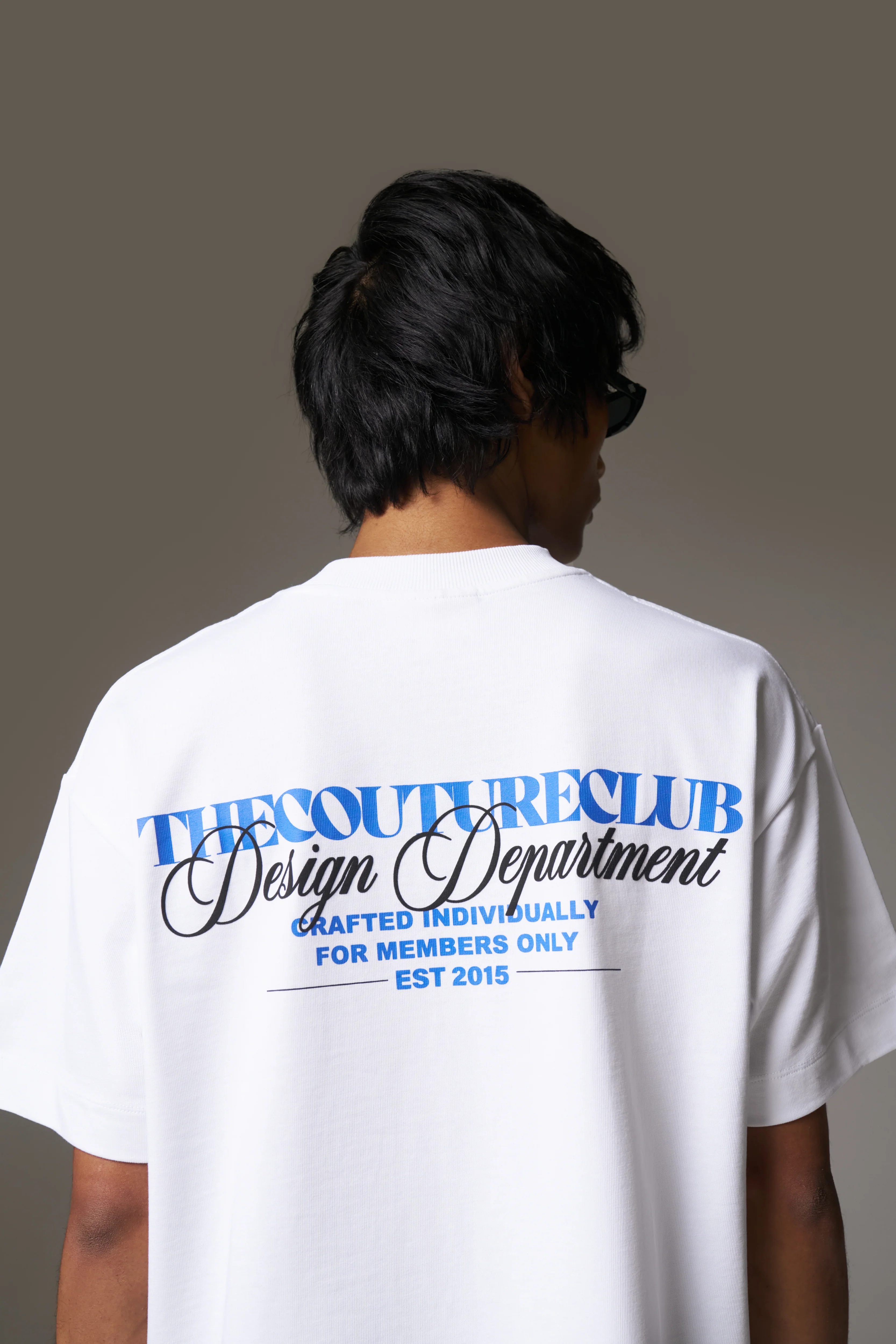 DESIGN DEPARTMENT GRAPHIC T-SHIRT - BLUE