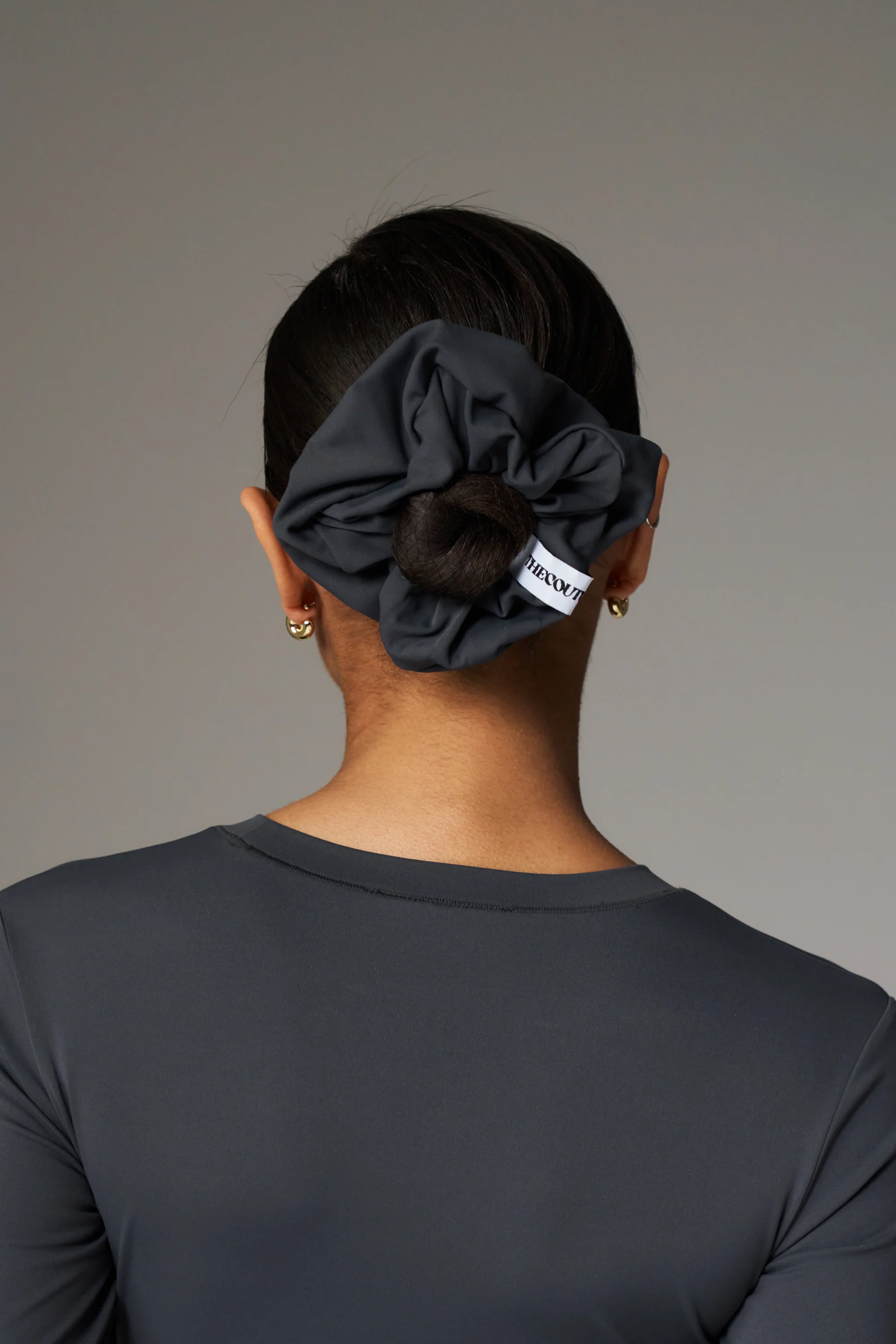 SCULPT SCRUNCHIE - MIDNIGHT GREY