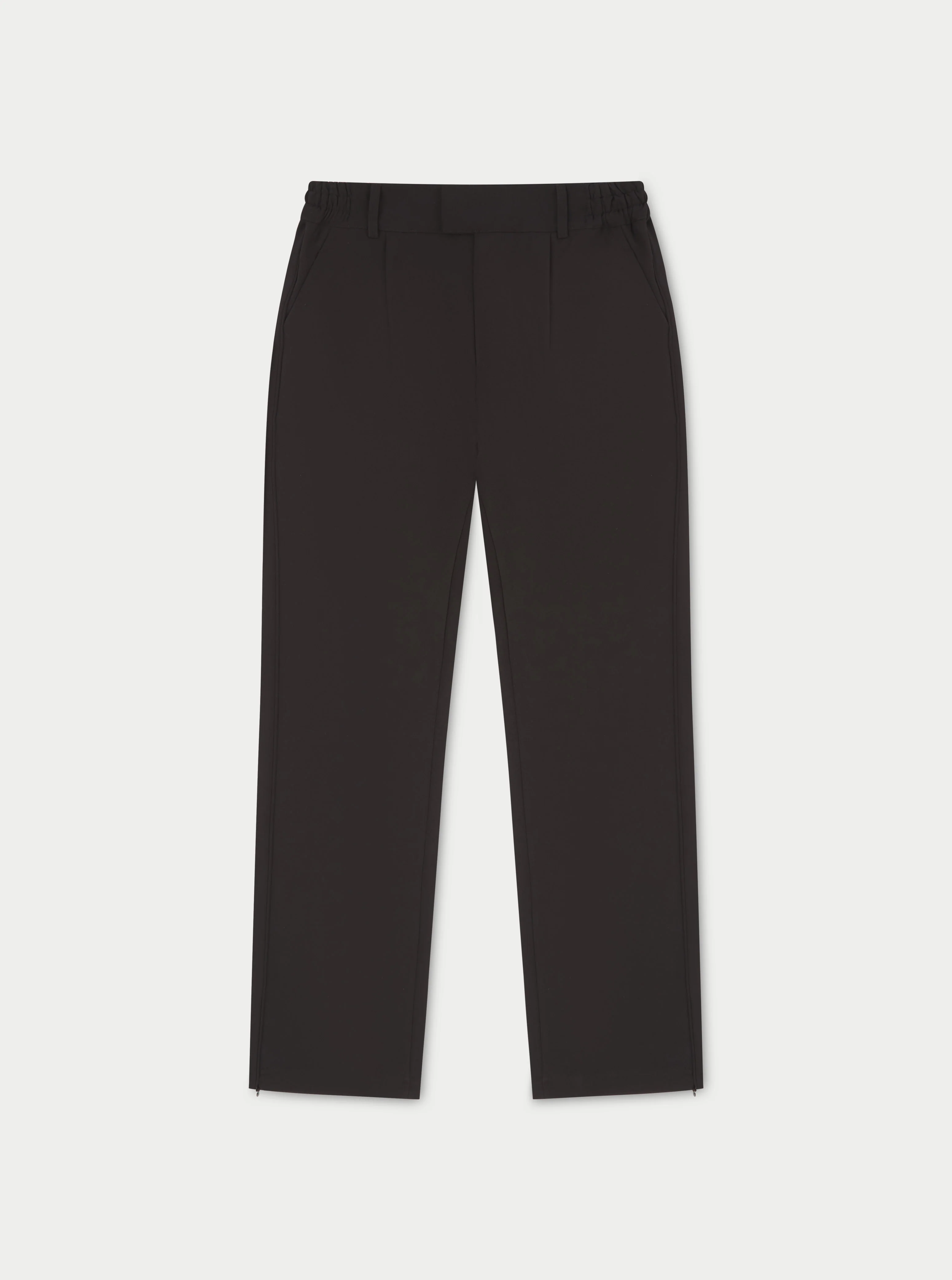 ULTIMATE SPLIT HEM SMART PANT - BLACK