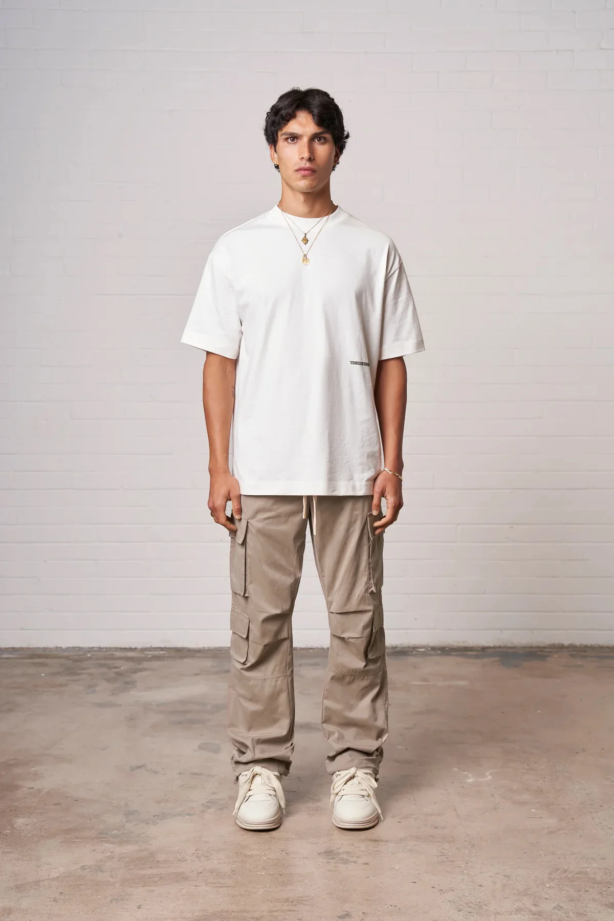 ESSENTIALS CARGO PANT - BEIGE