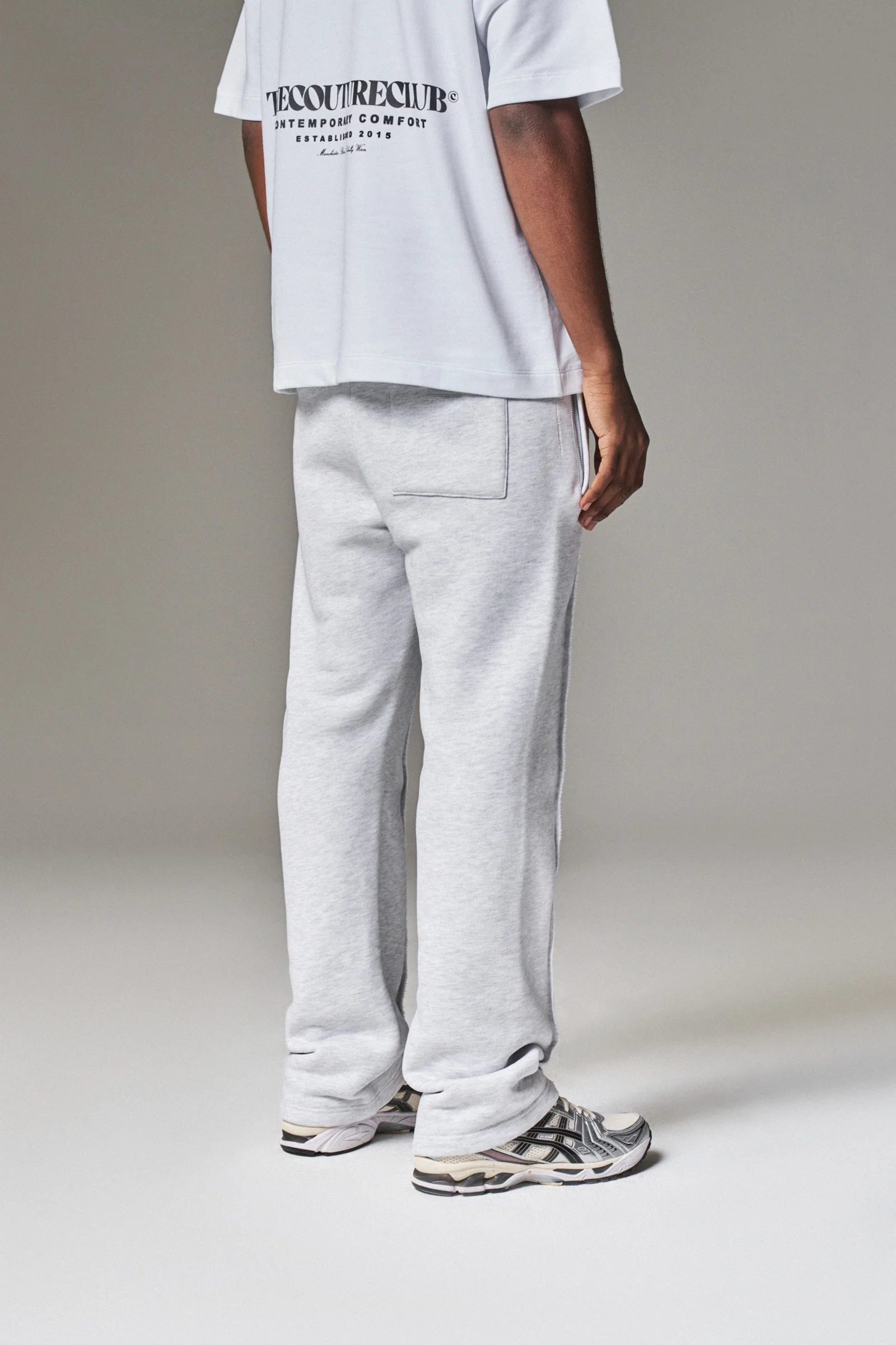 COPYRIGHT STRAIGHT LEG JOGGERS - GREY MARL