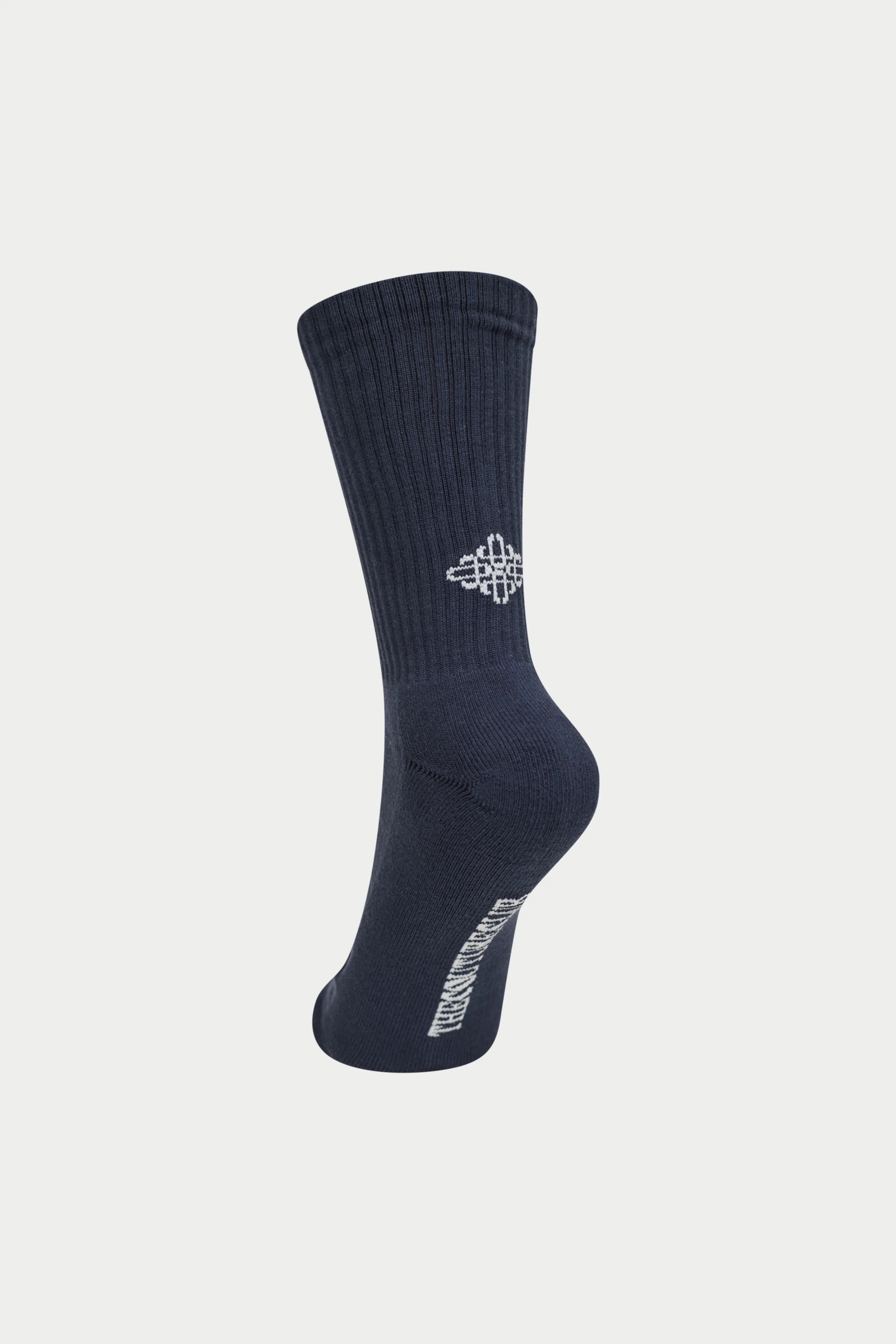 REVERSE EMBLEM COPYRIGHT SOCKS - NAVY