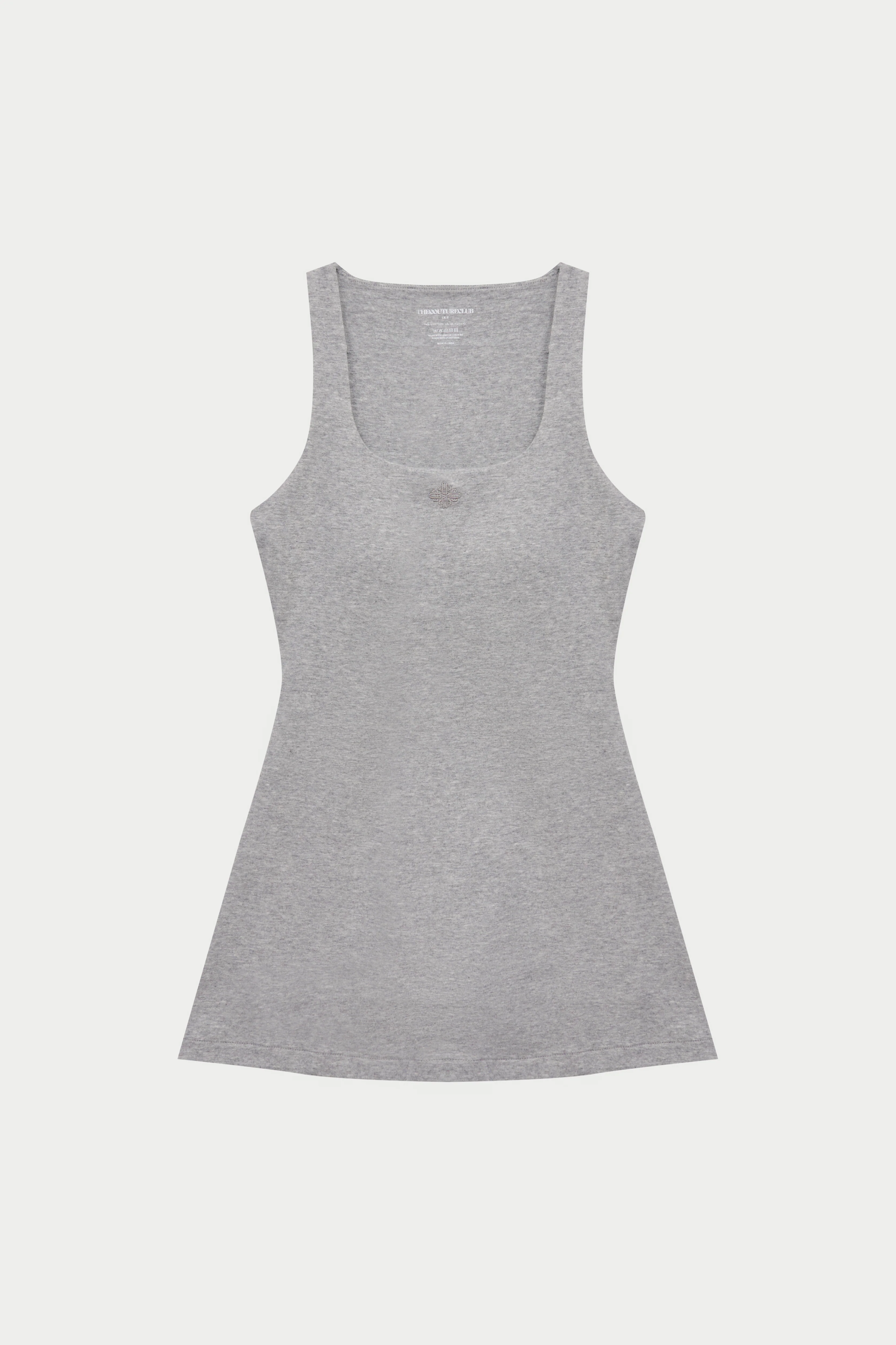 SOFT TOUCH SKORT DRESS - GREY MARL