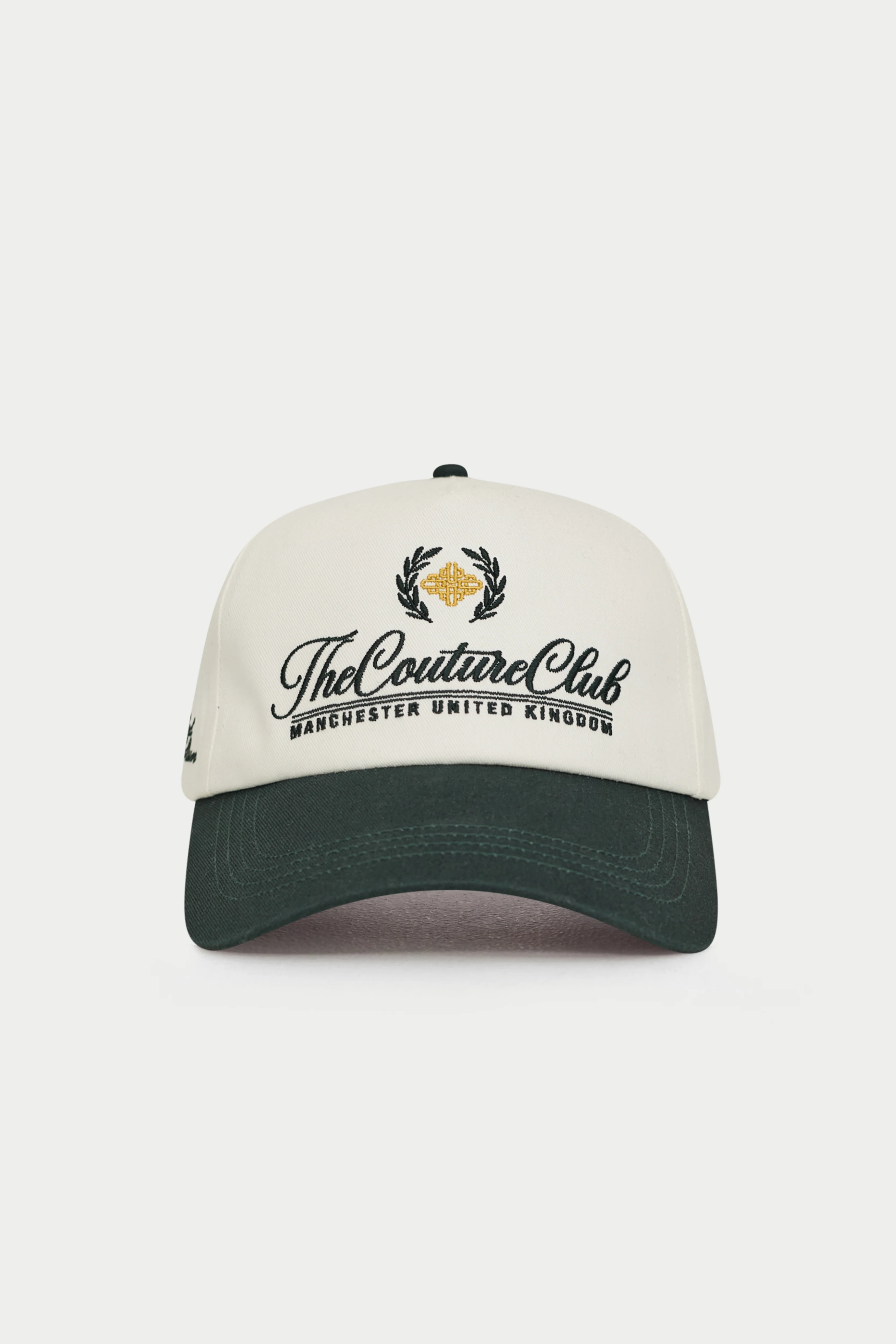 LAUREL EMBROIDERY CAP - FOREST GREEN