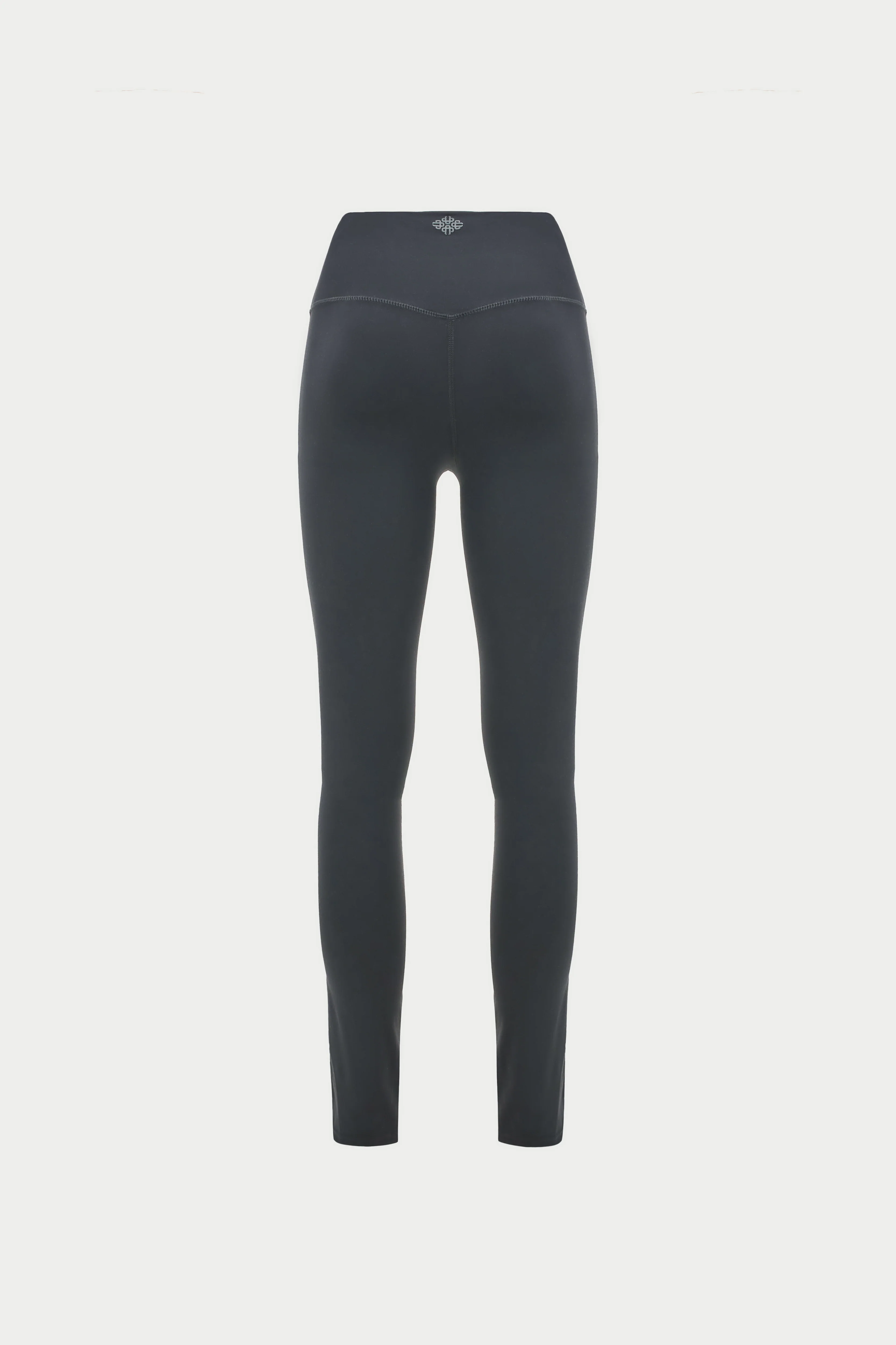 SCULPTING STRETCH CROSSOVER WAISTBAND LEGGINGS - MIDNIGHT GREY