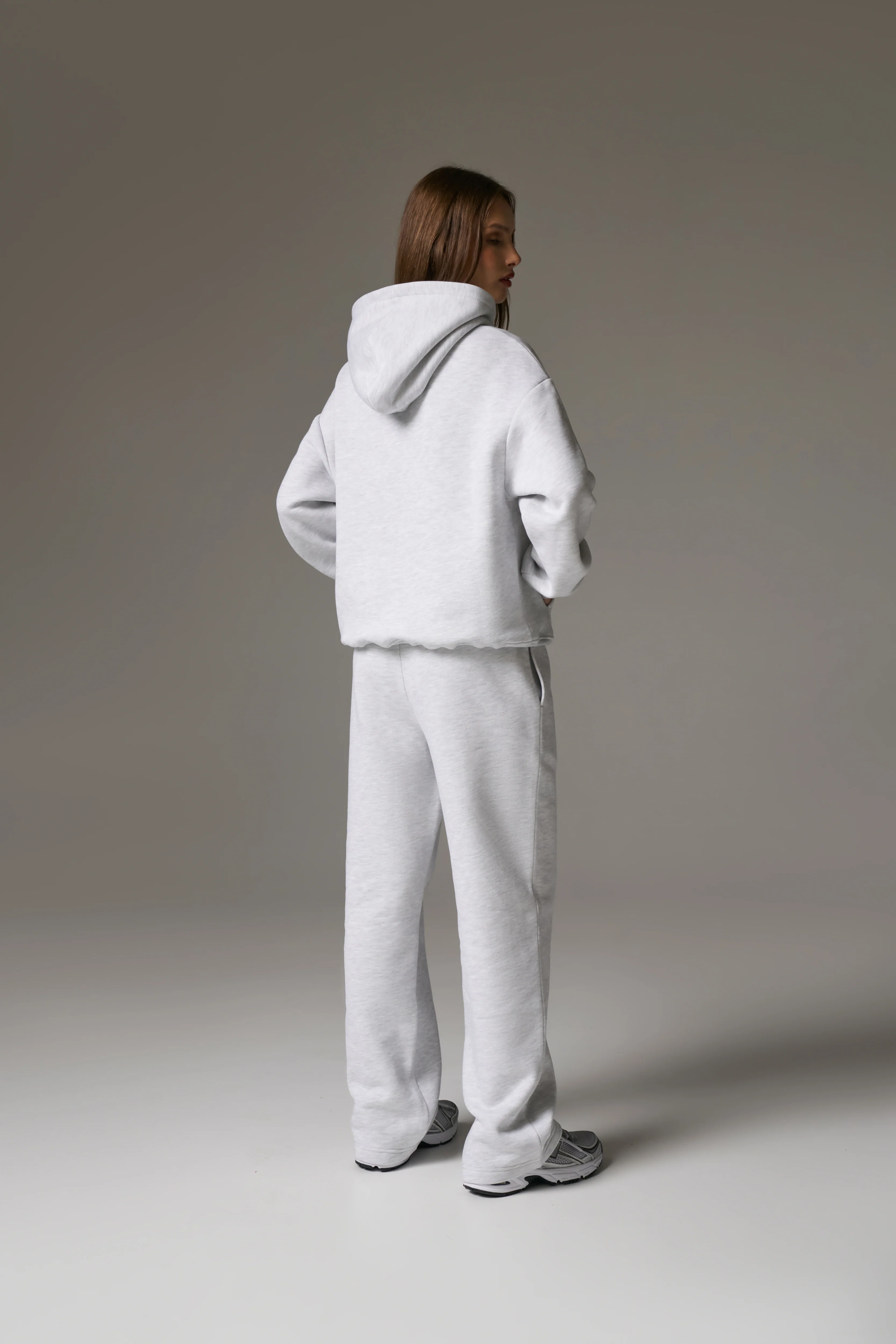 CTRE RELAXED HOODIE - GREY MARL