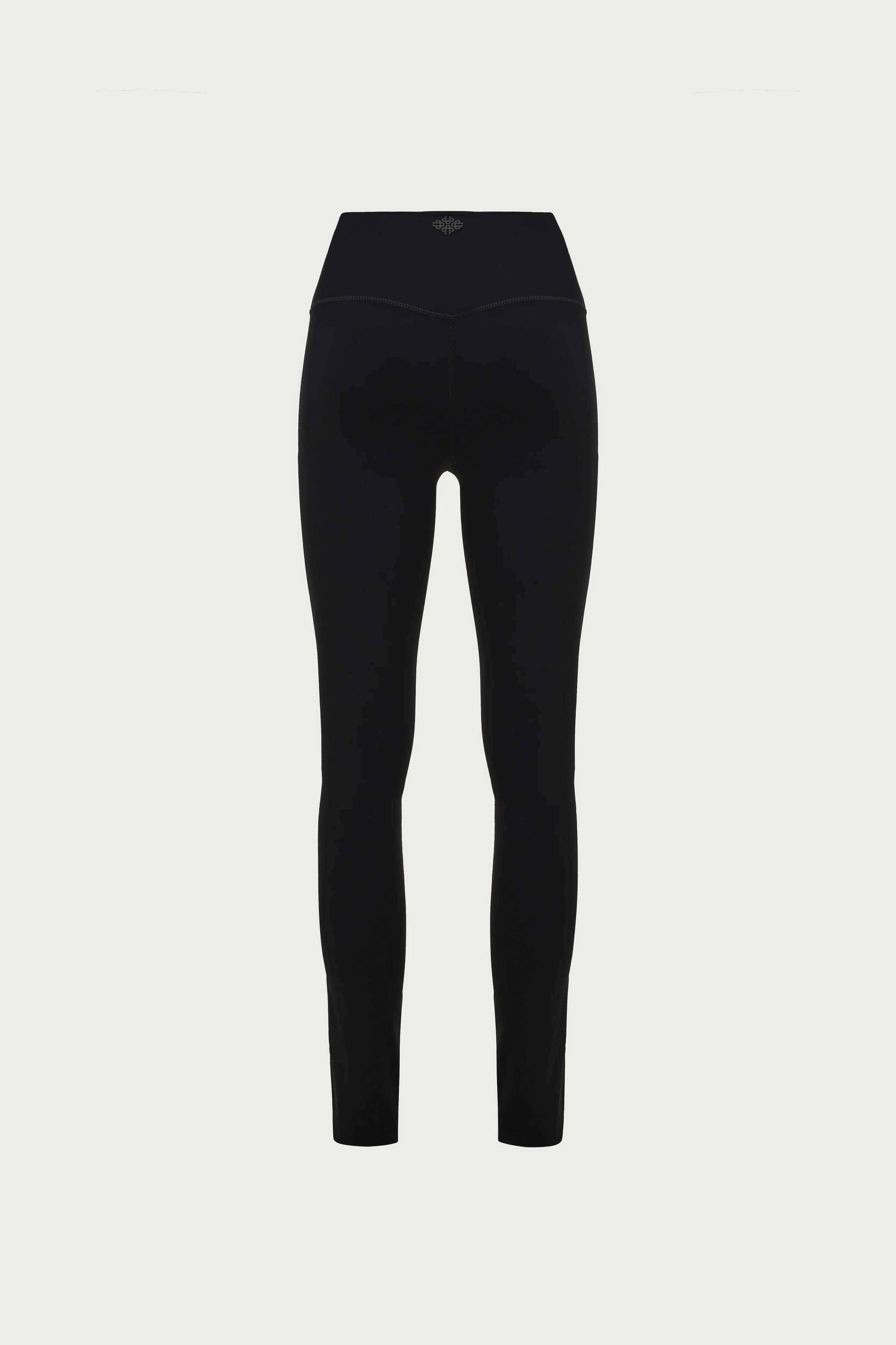 EMBLEM STRETCH SCULPTING LEGGINGS - BLACK