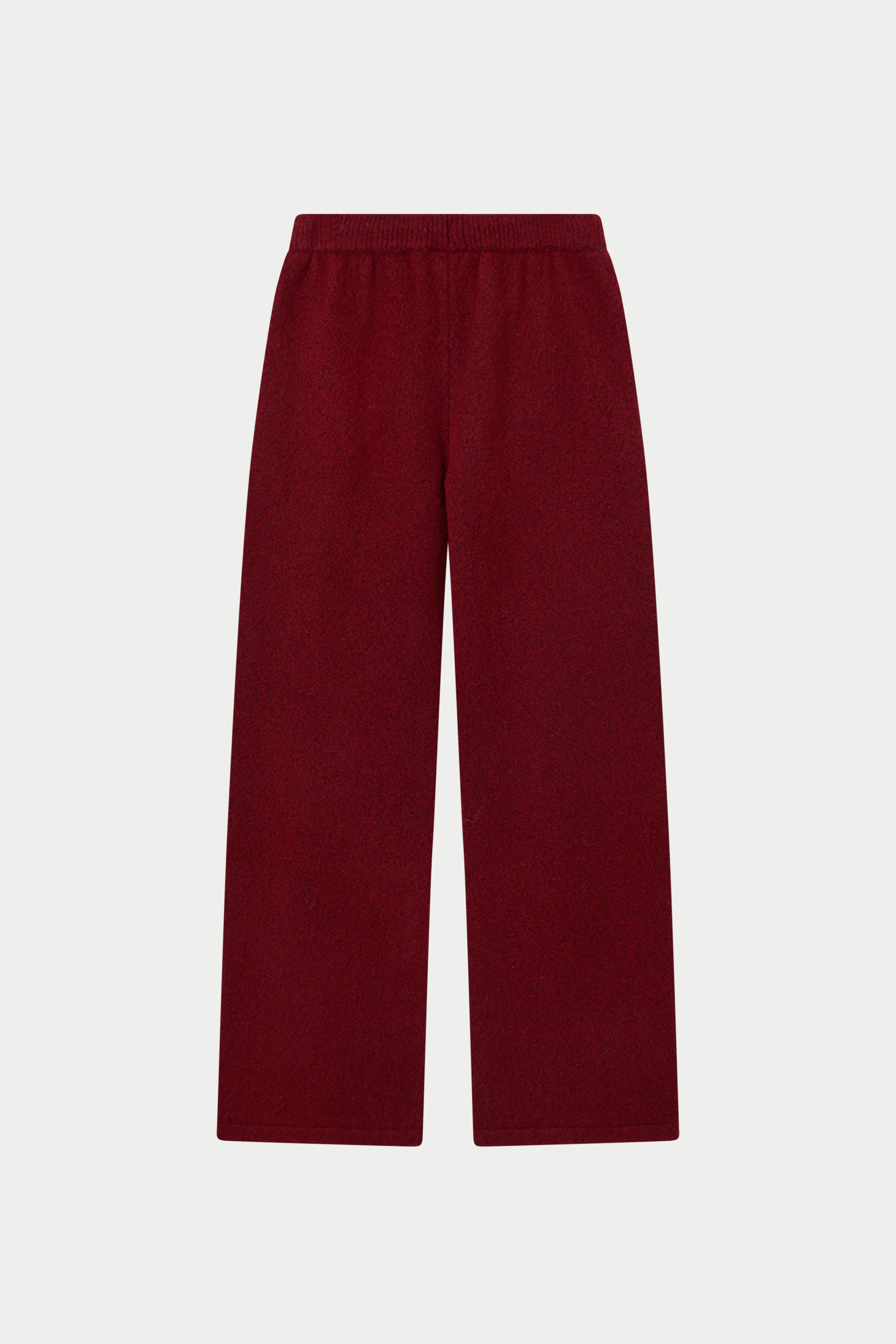 CTRE KNITTED JOGGERS - BURGUNDY