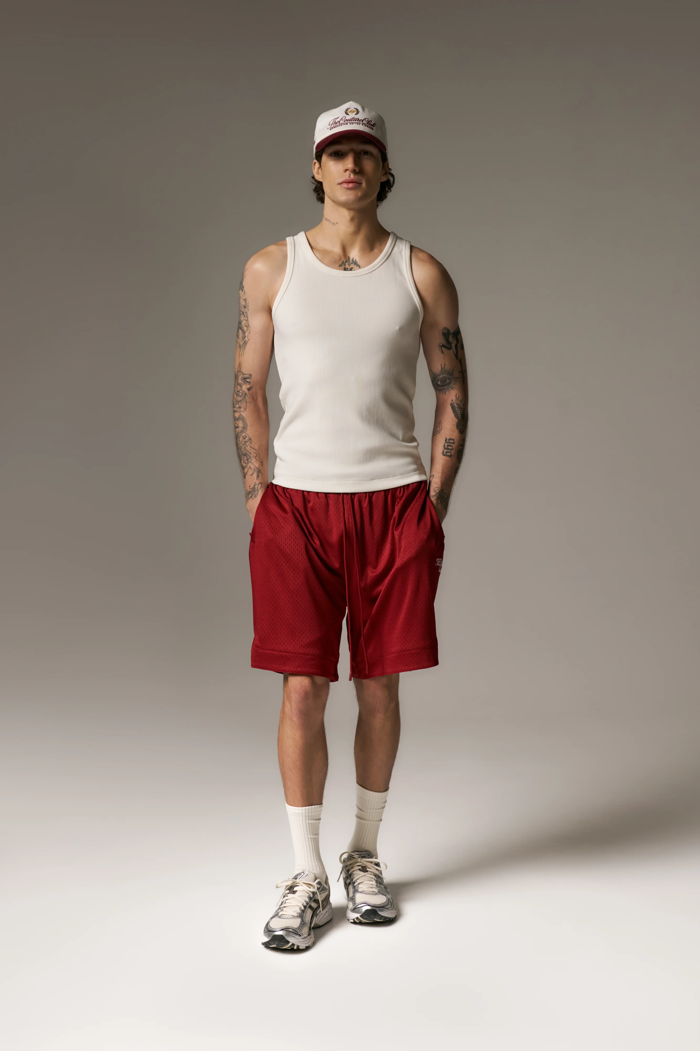 RIBBED VEST - OFF WHITE