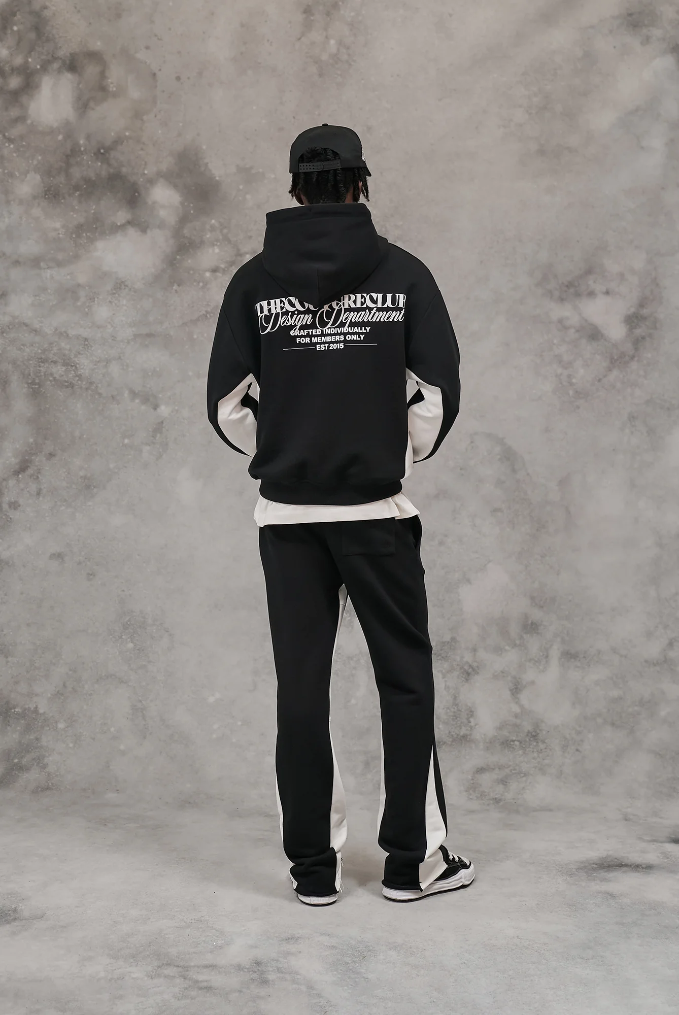 DESIGN DEPARTMENT PANEL JOGGERS - BLACK