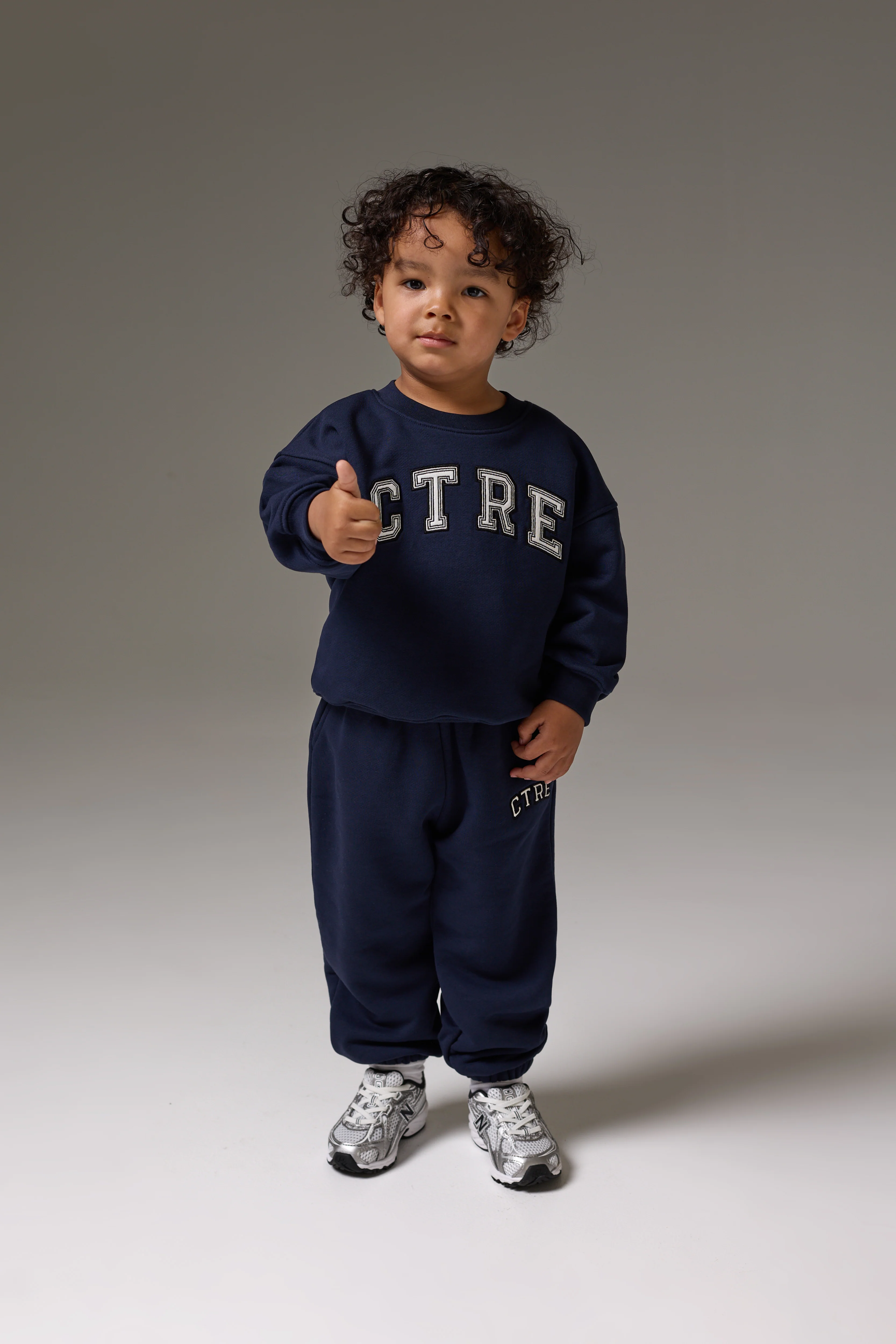 KIDS CTRE SWEATSHIRT - NAVY