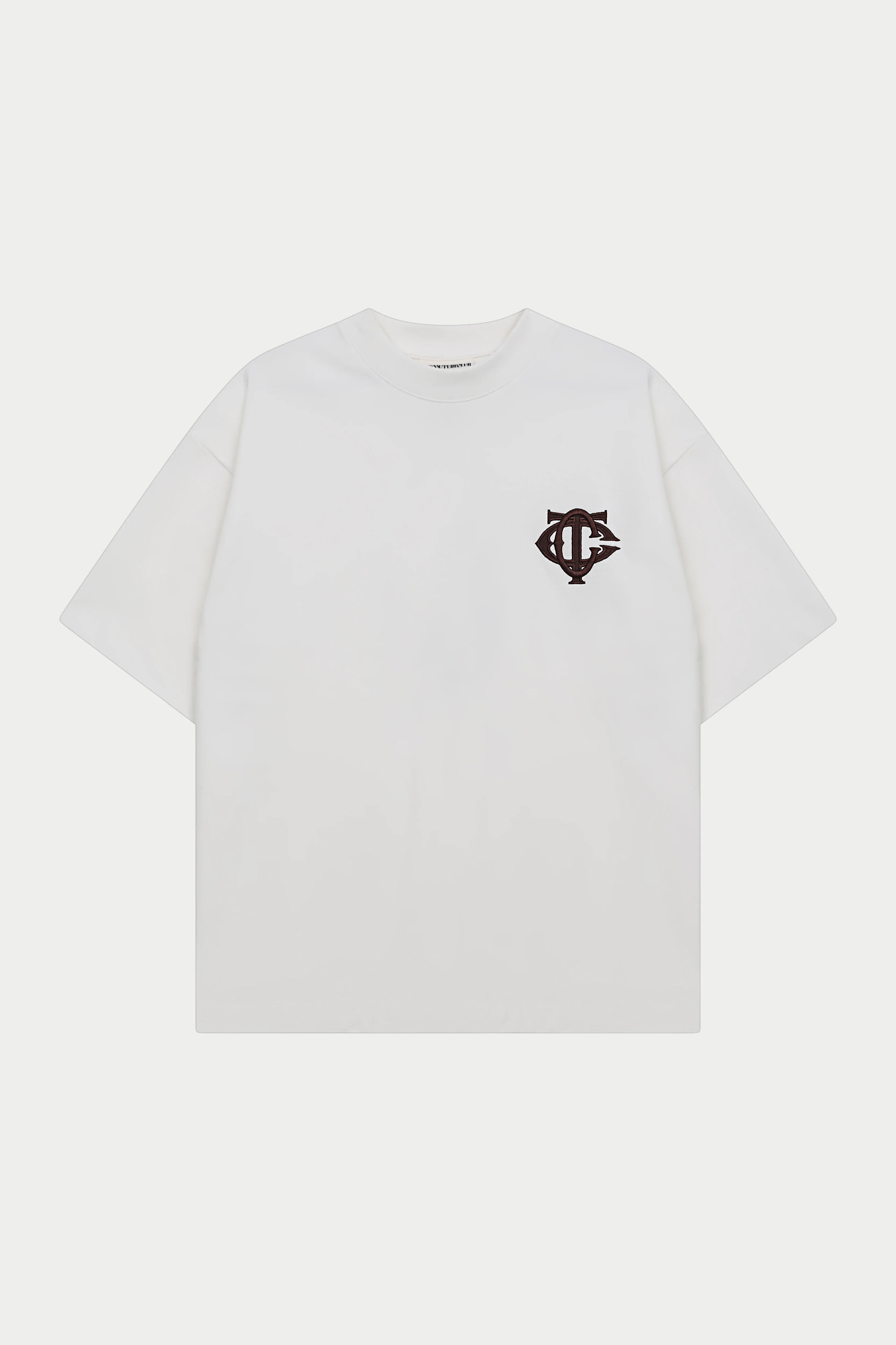 MONOGRAM EMBLEM T-SHIRT - OFF WHITE