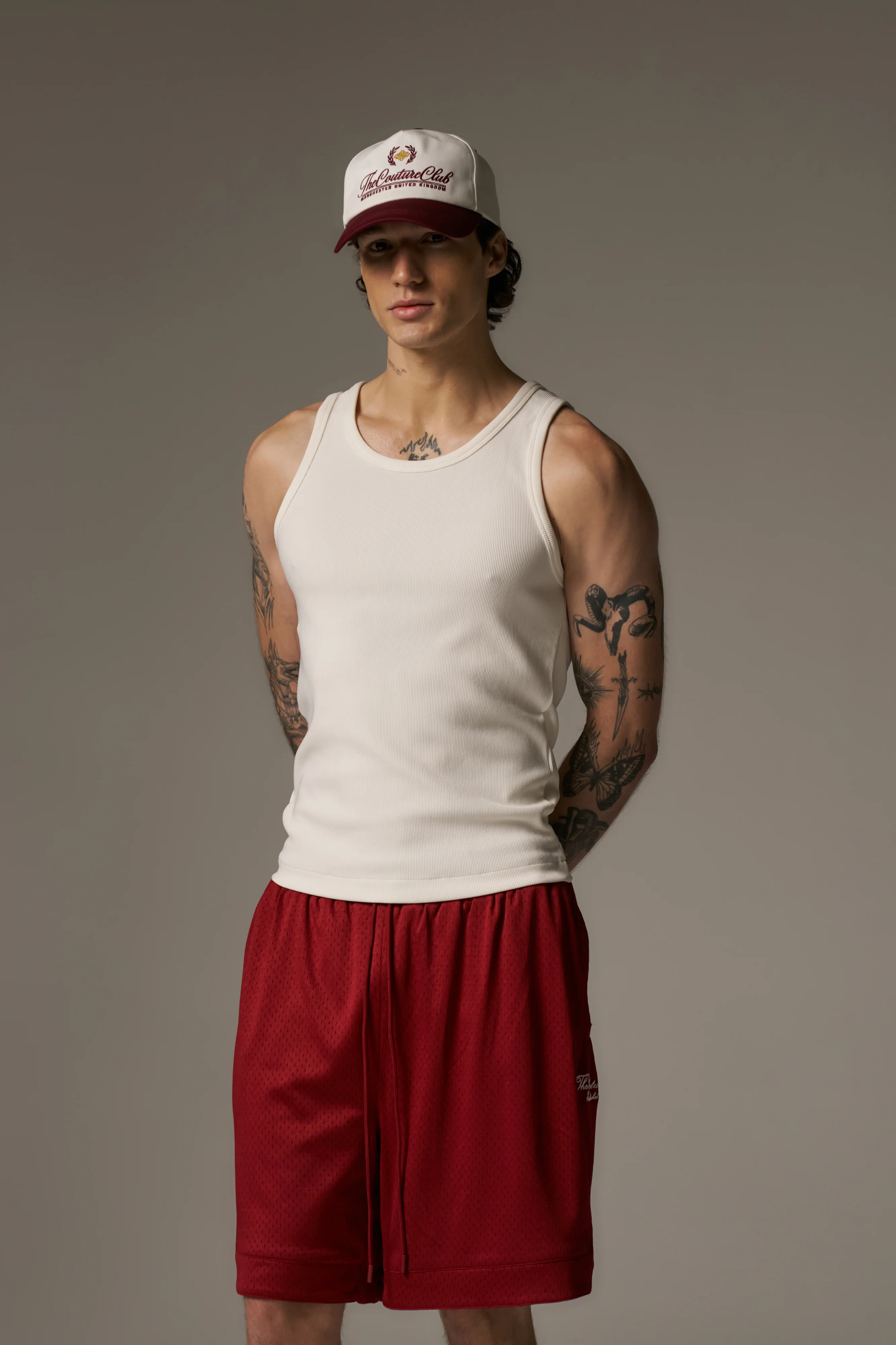 RIBBED VEST - OFF WHITE