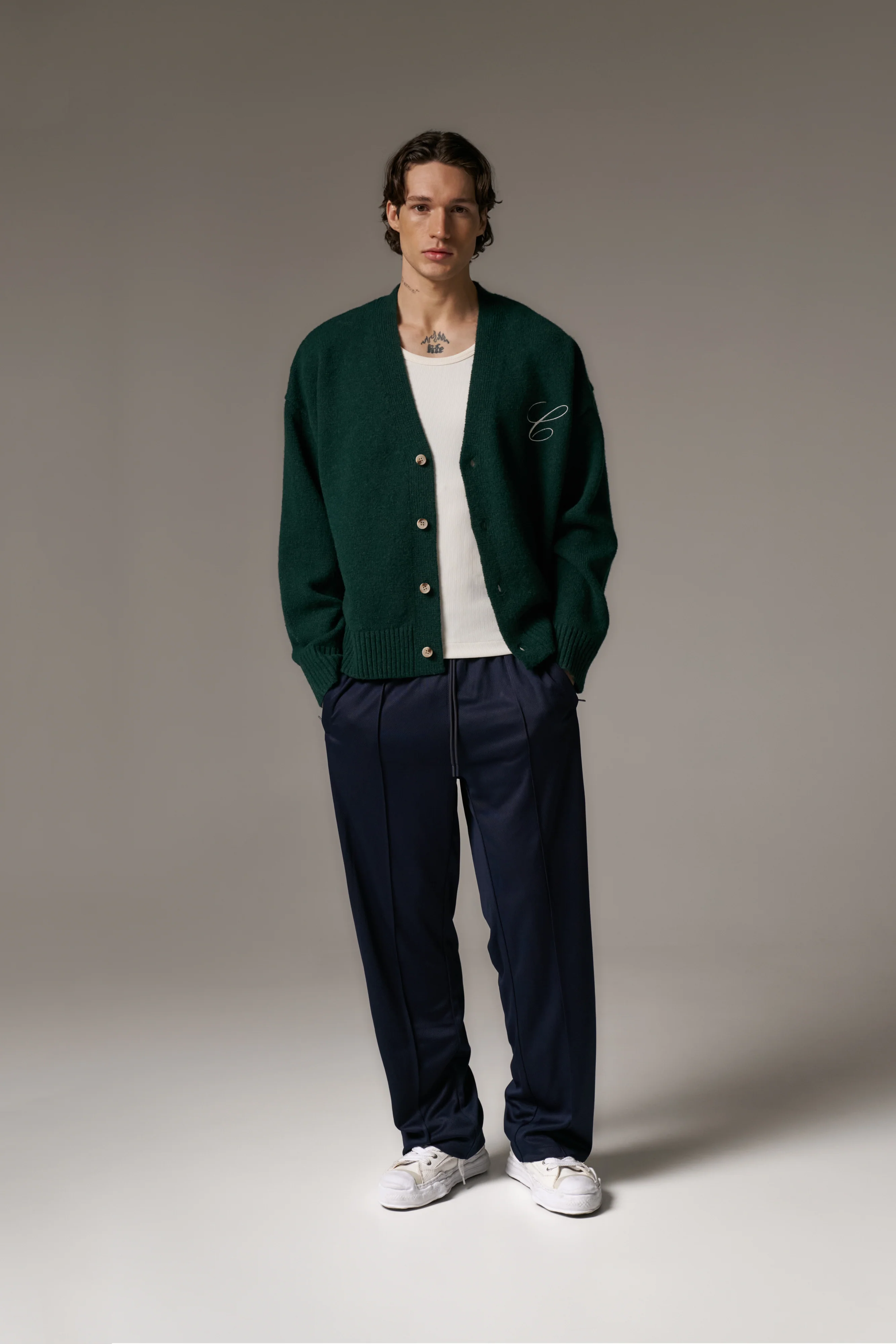 TAPE MESH JOGGER - NAVY