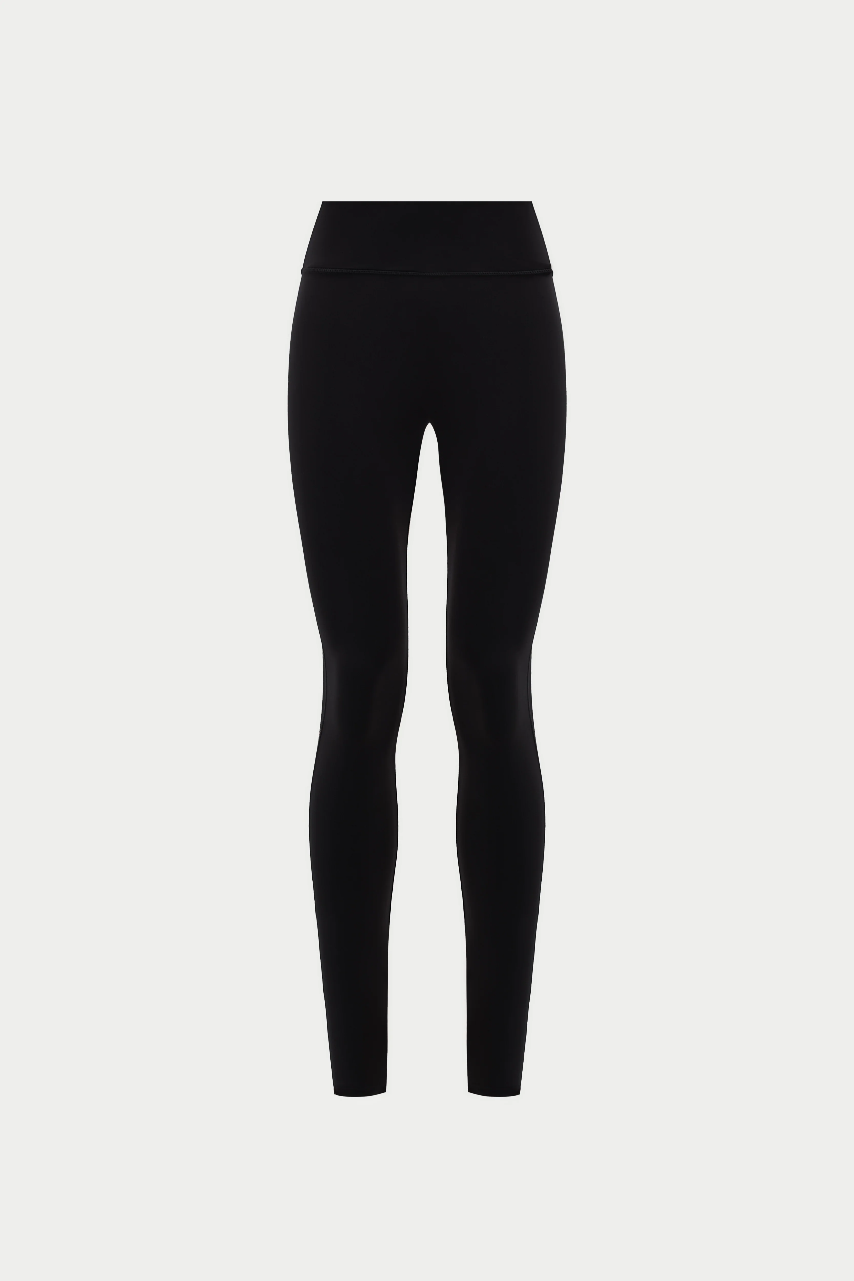 EMBLEM STRETCH SCULPTING LEGGINGS - BLACK