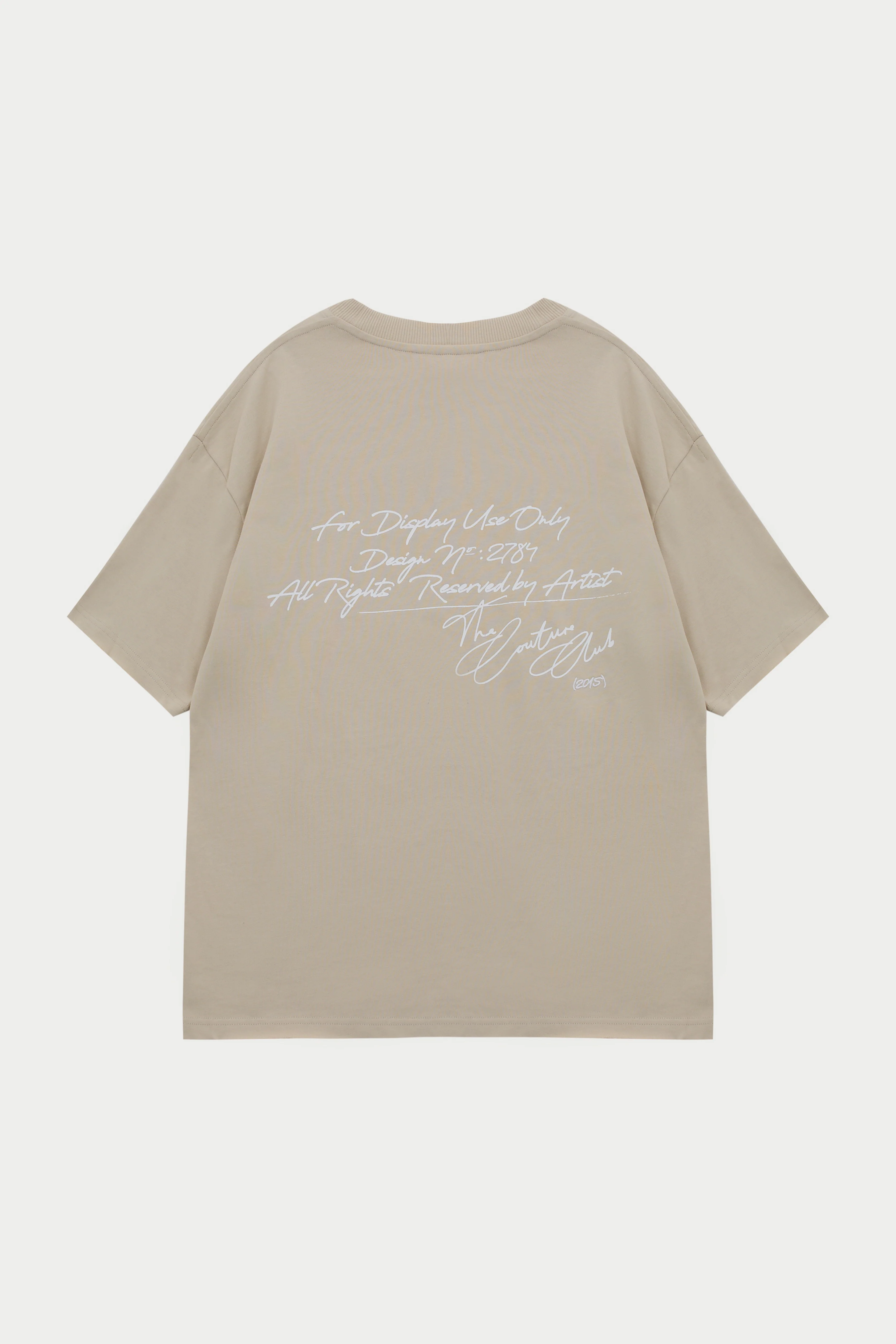 DISPLAY USE ONLY RELAXED T-SHIRT - BEIGE