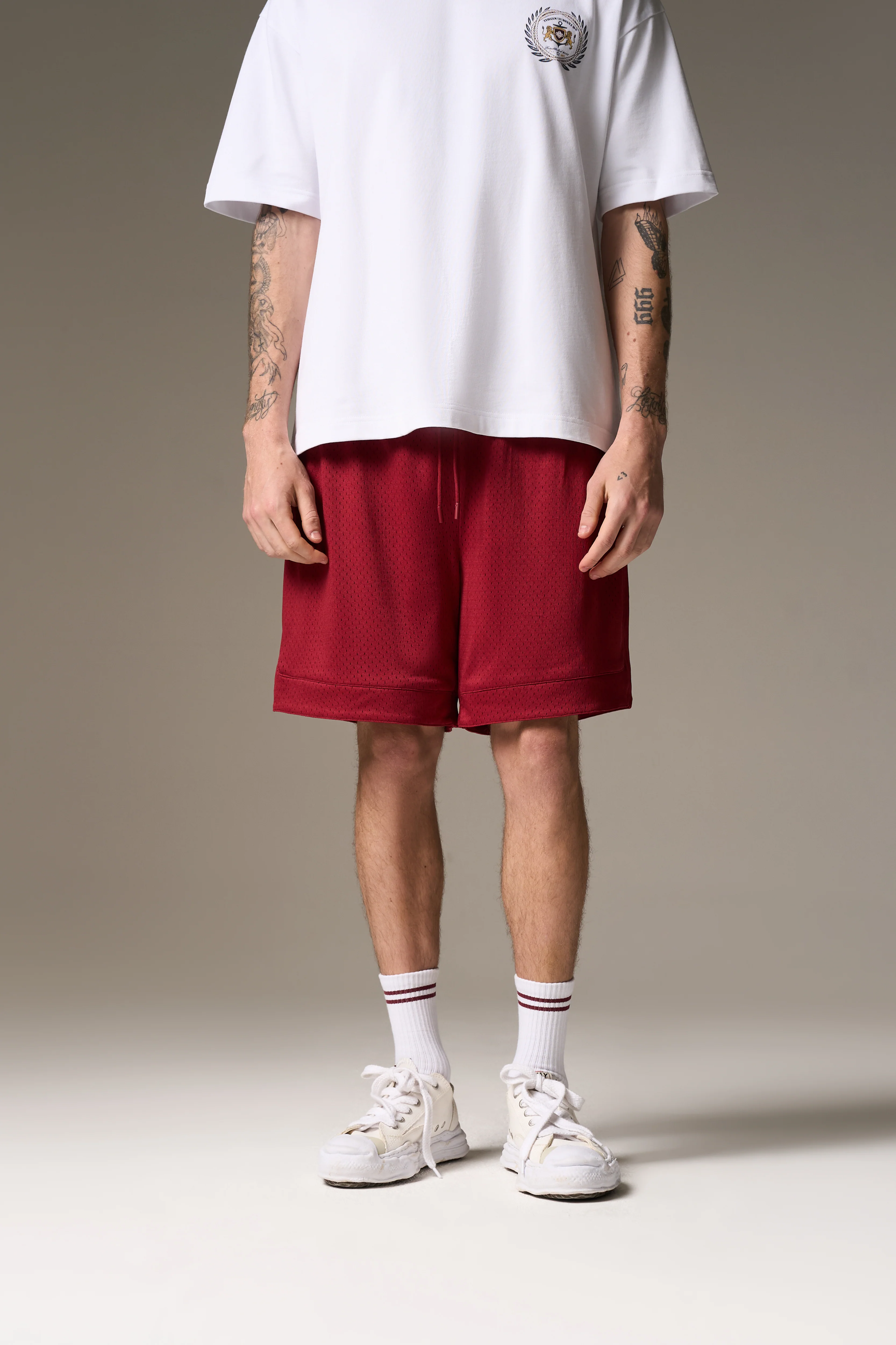 AIRTEX SHORTS - BURGUNDY