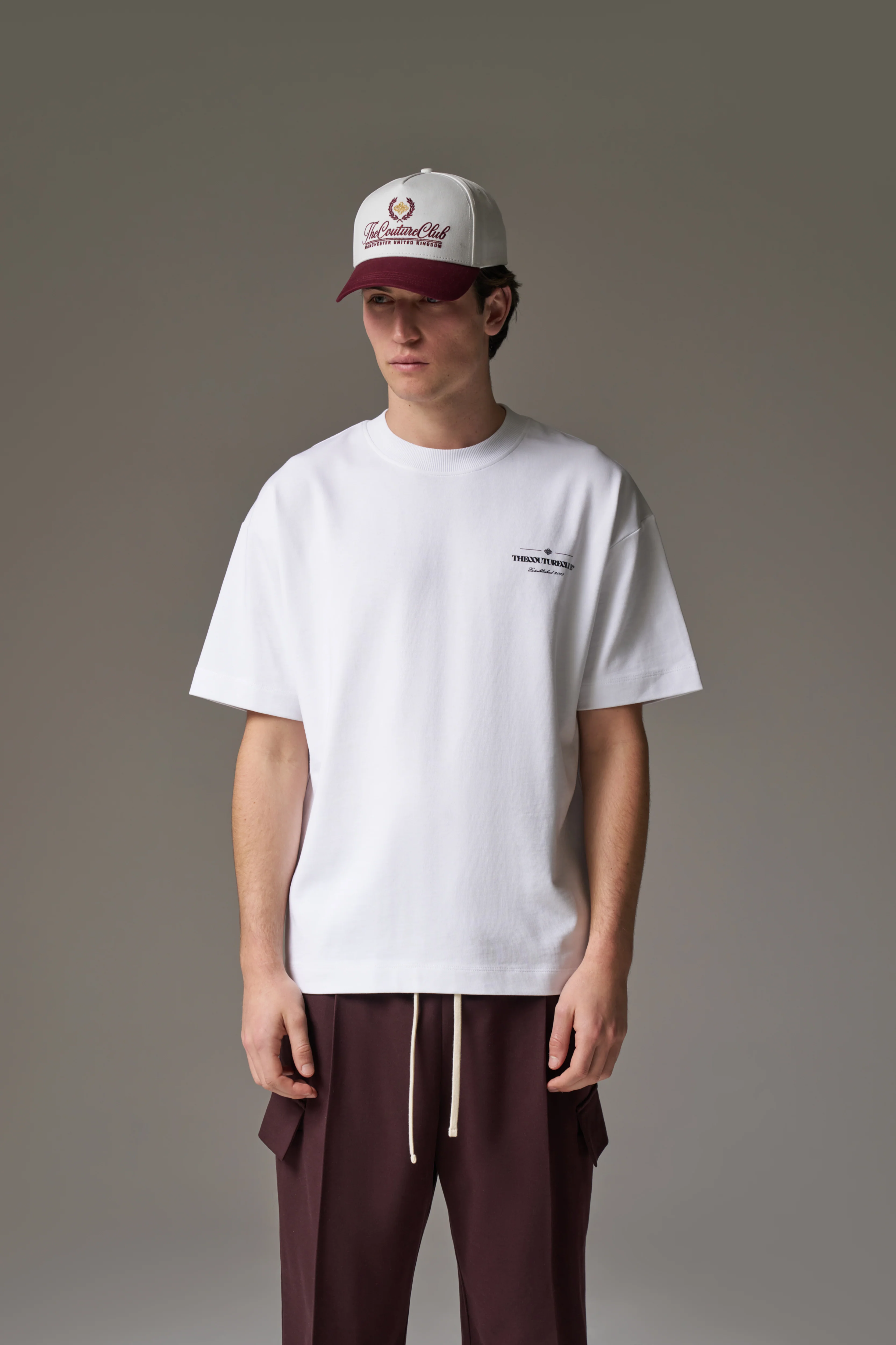 COPYRIGHT MULTI  GRAPHIC T-SHIRT - WHITE