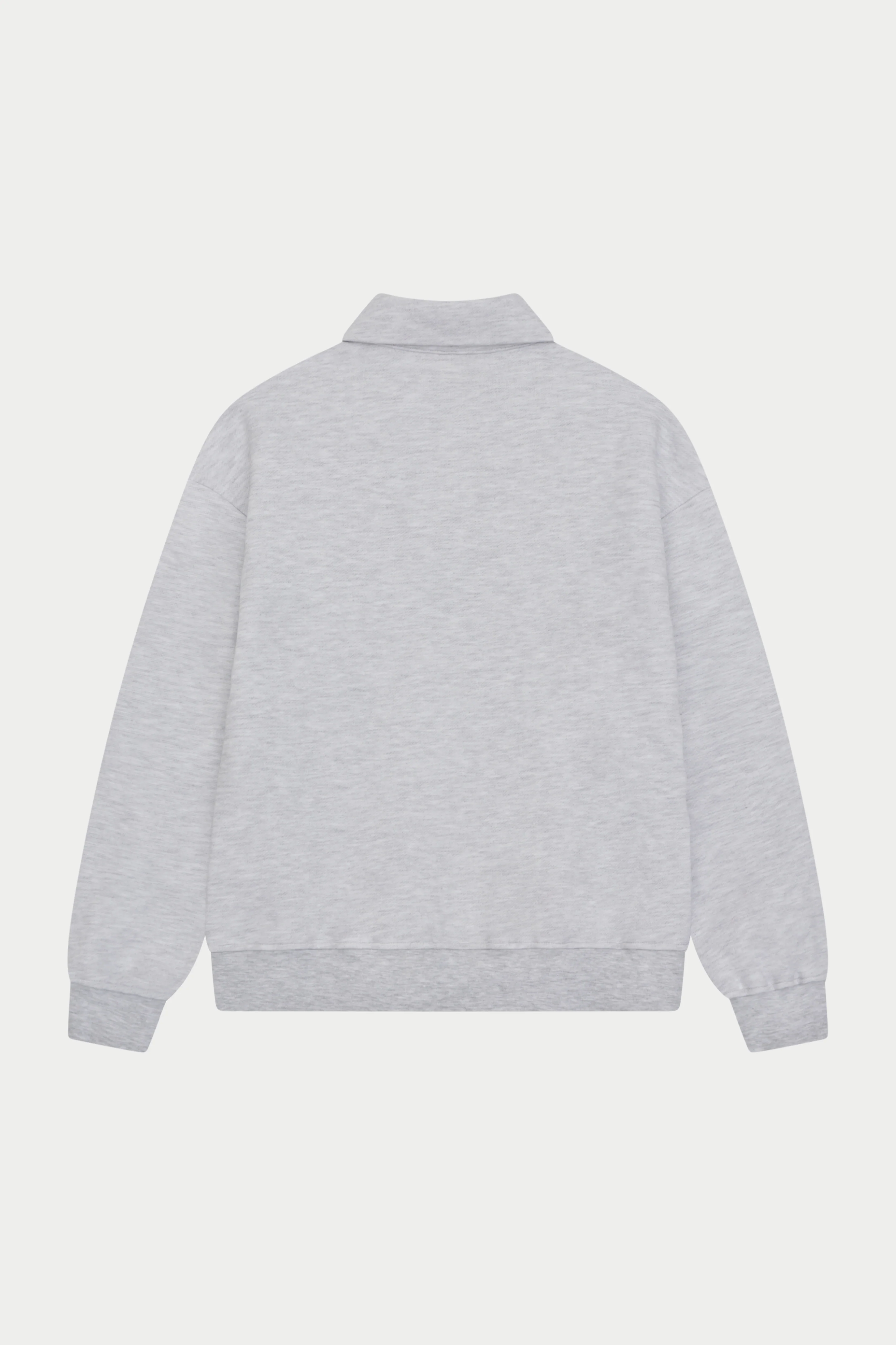 CTRE BUTTON THROUGH POLO - GREY MARL