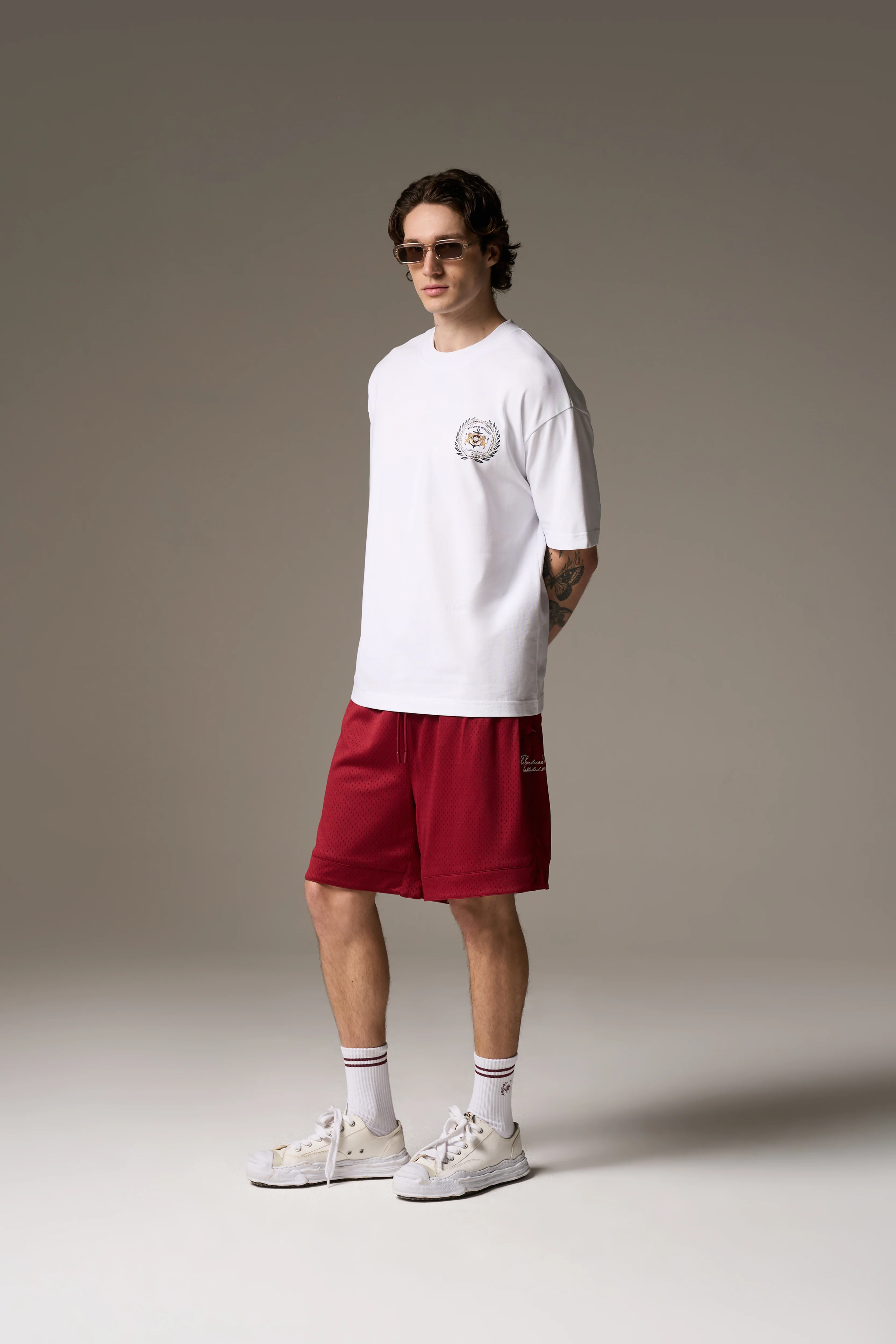 AIRTEX SHORTS - BURGUNDY