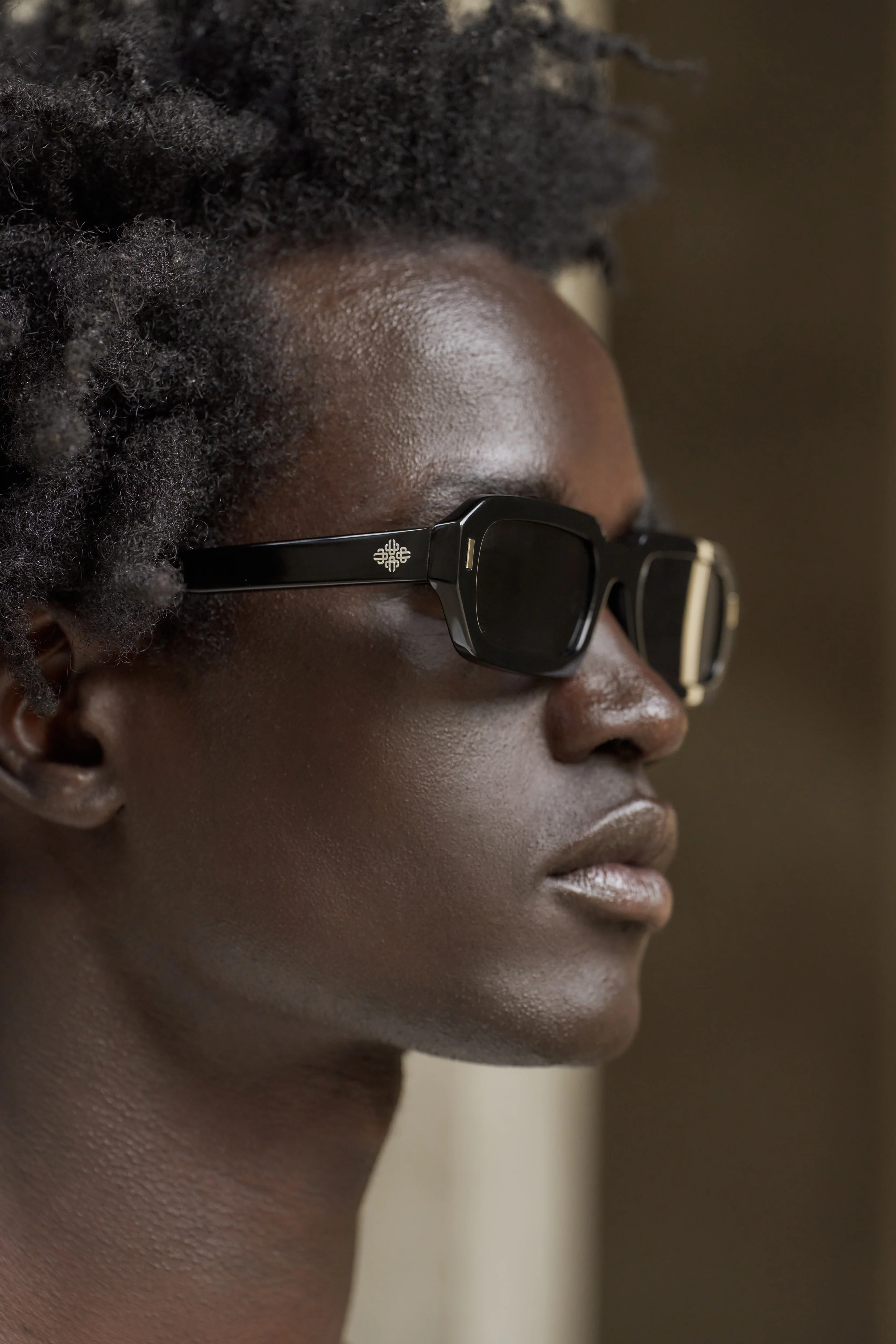 EMBLEM SUNGLASSES - BLACK