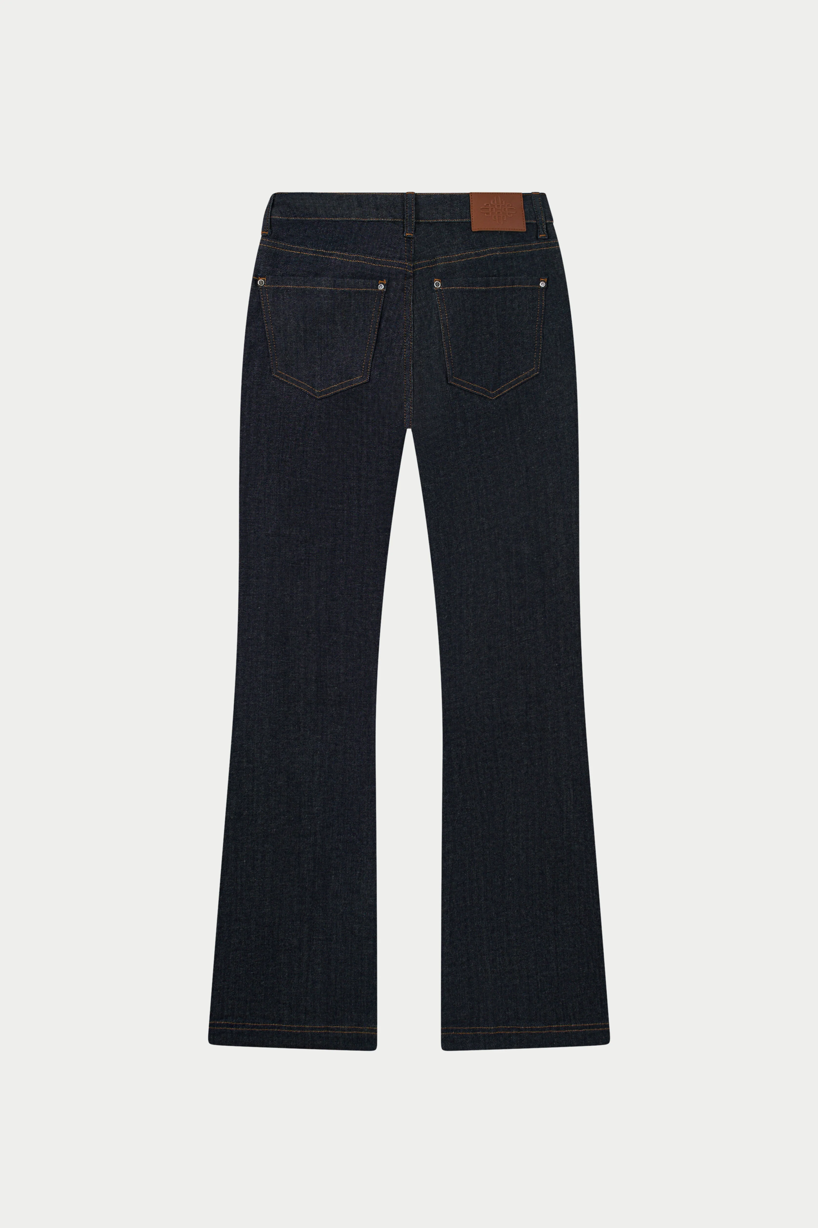 RELAXED FLARE JEANS - DARK INDIGO