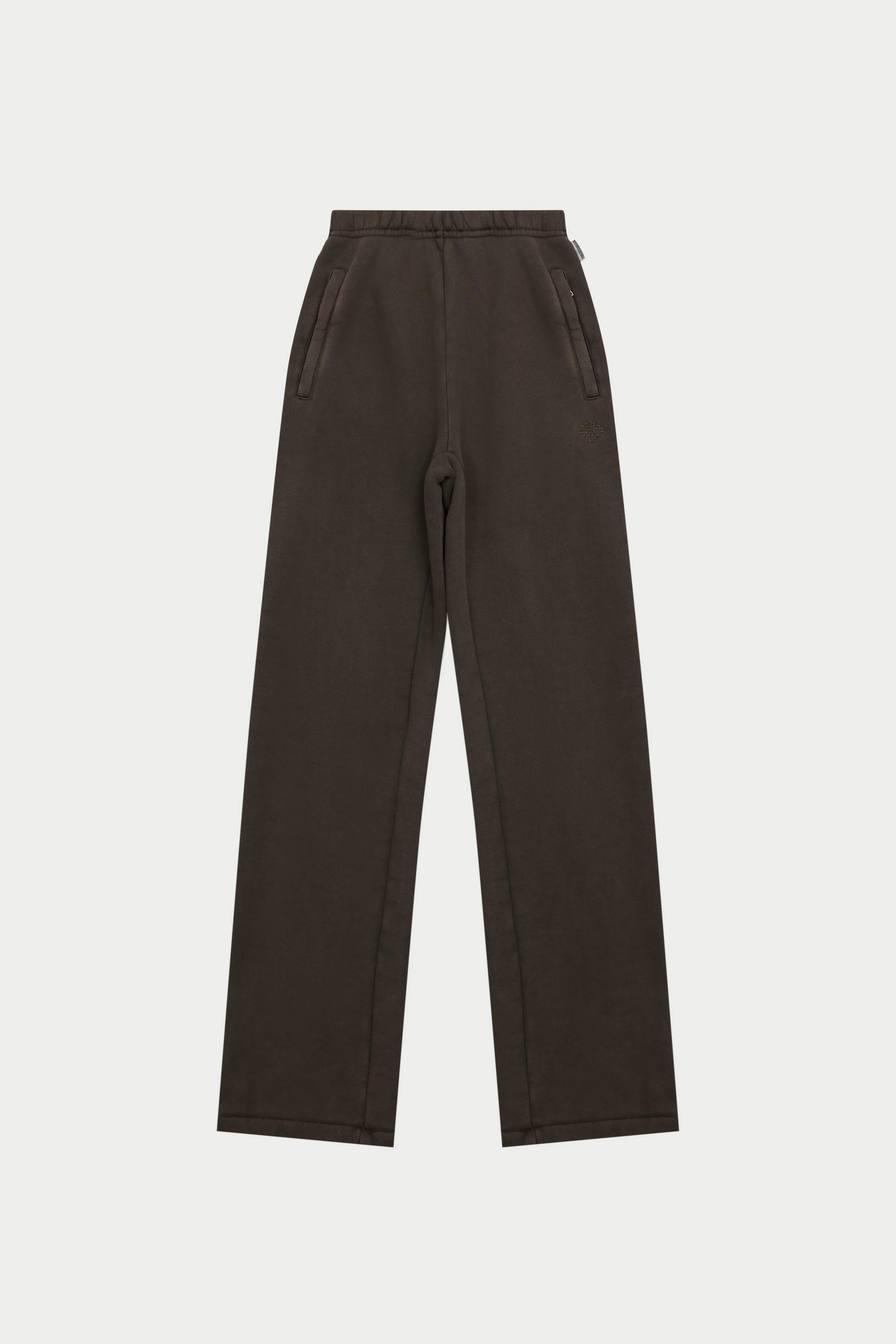 LAUNDERED CLASSICS STRAIGHT LEG JOGGERS - WASHED BROWN