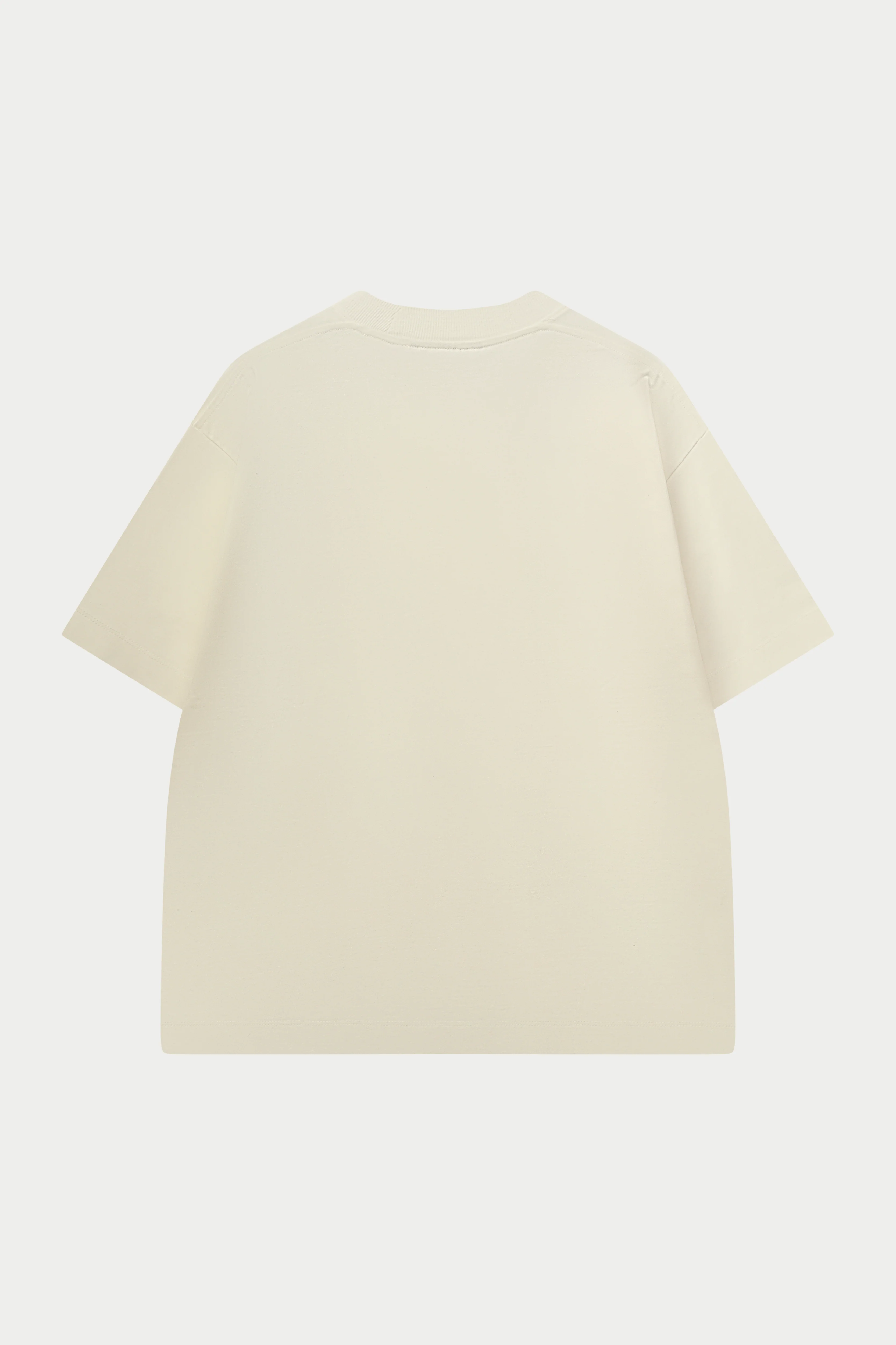 SCRIPT EMBROIDERED T-SHIRT - OFF WHITE