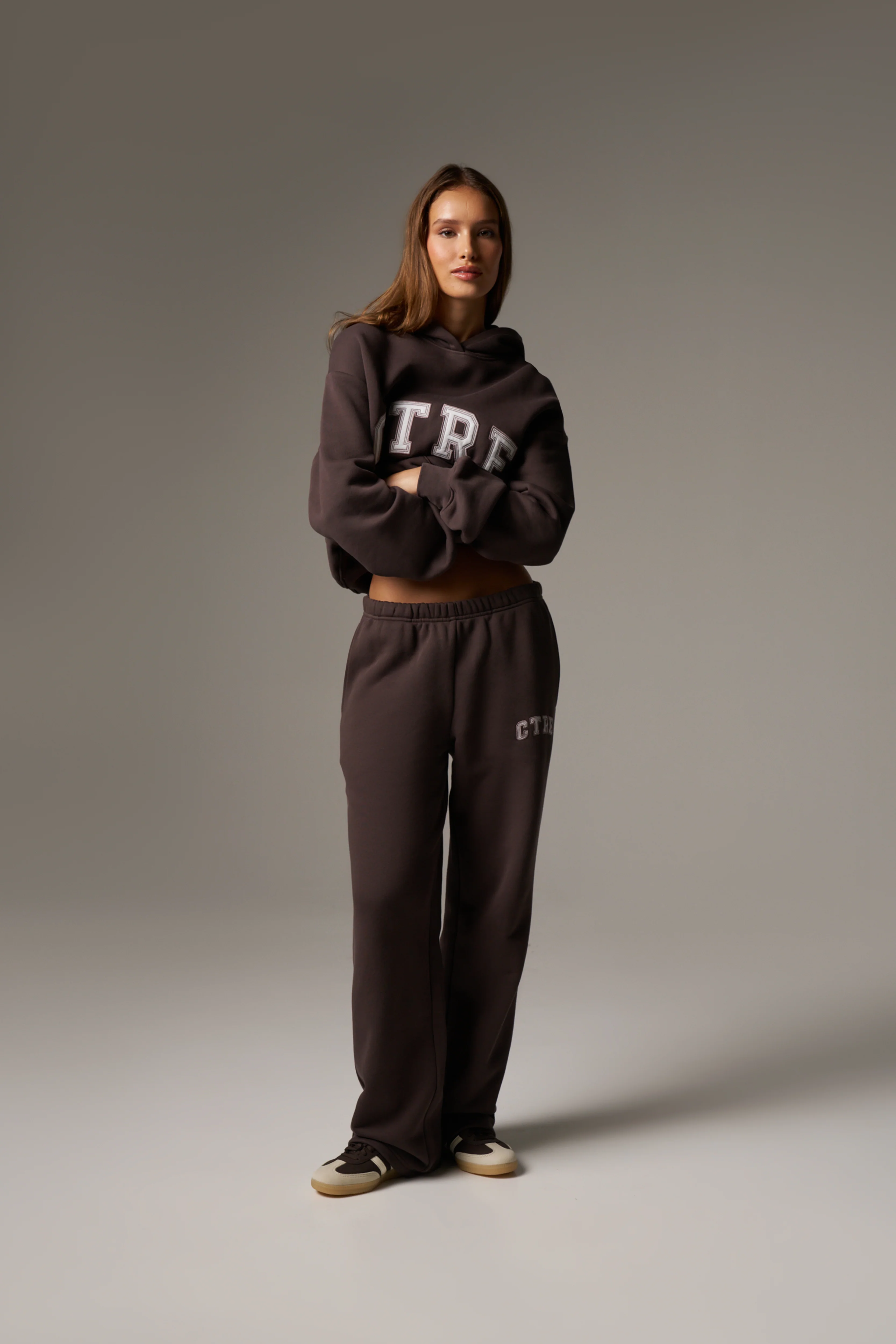 CTRE STRAIGHT LEG JOGGERS - BROWN