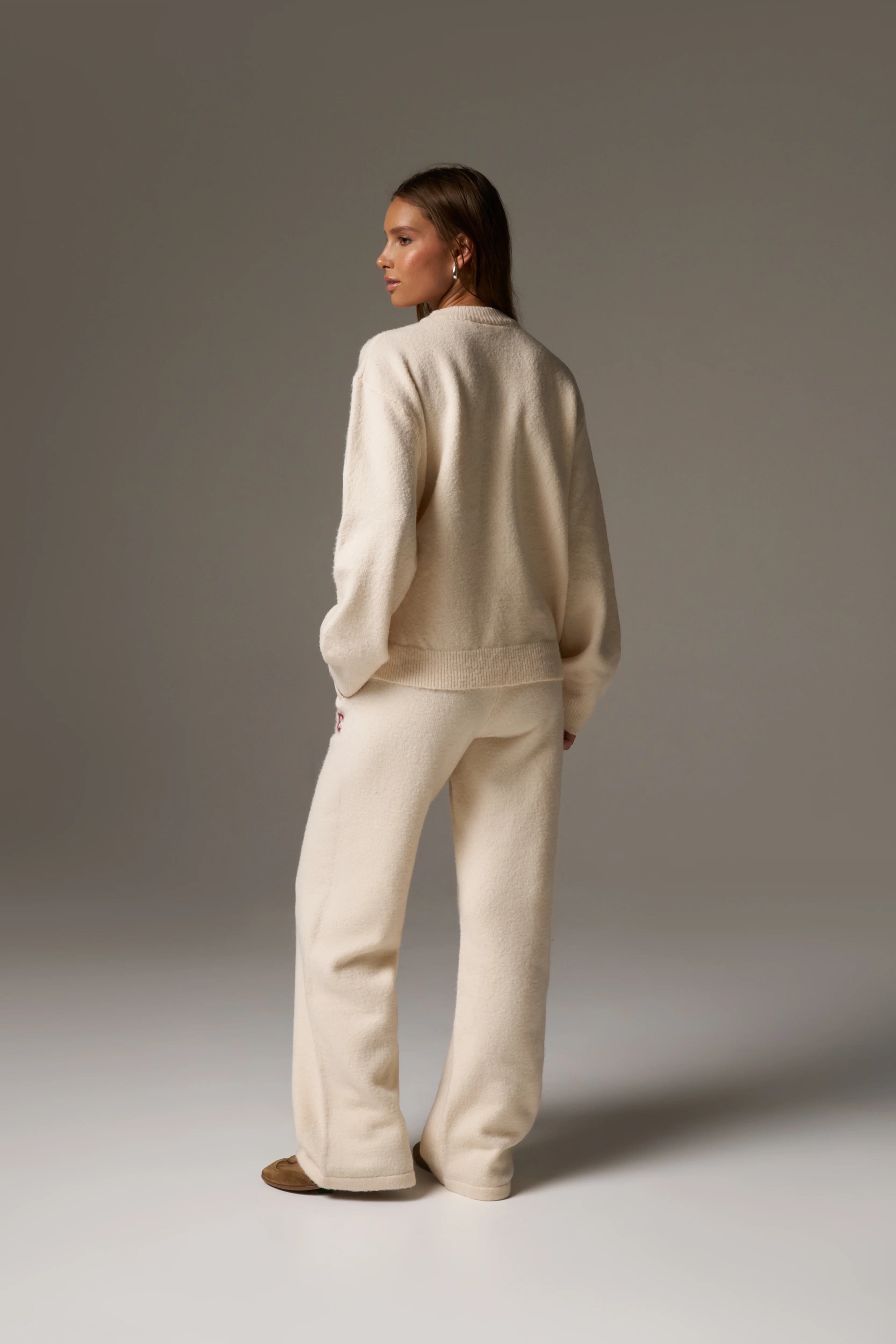 CTRE KNITTED SWEATSHIRT - OFF WHITE