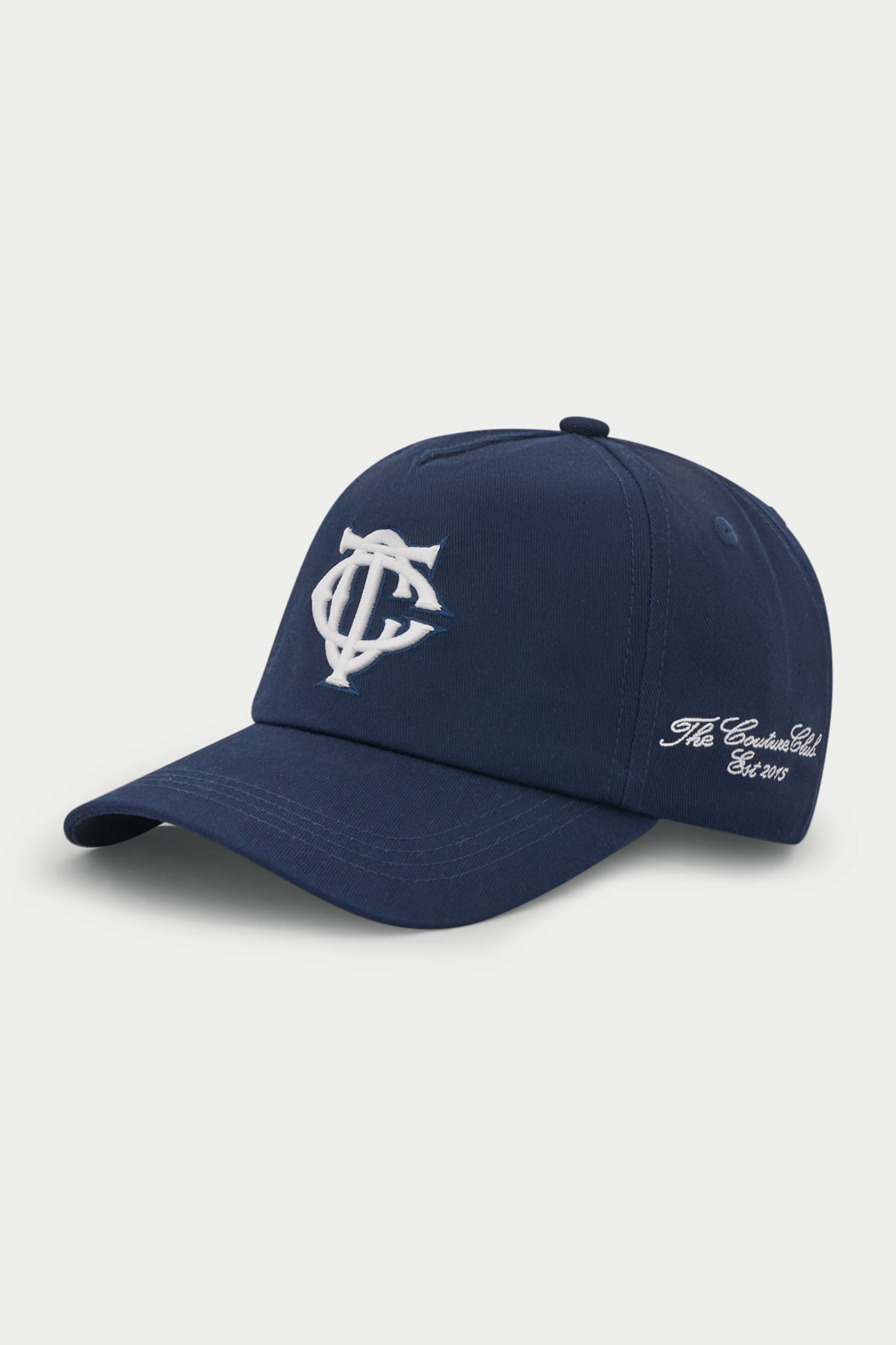 MONOGRAM EMBLEM CAP - NAVY