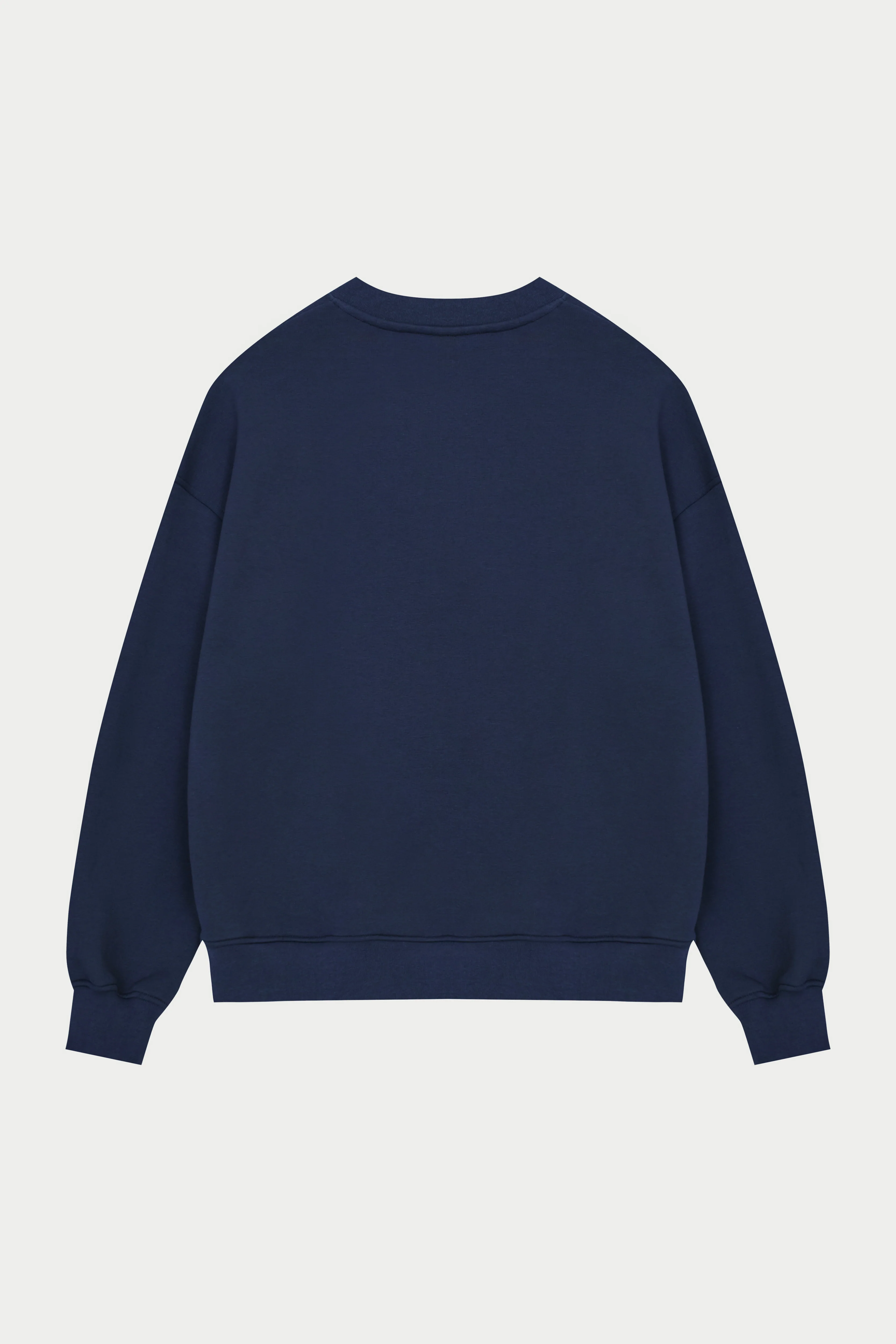 EMBLEM EMBROIDERED SWEATSHIRT - NAVY