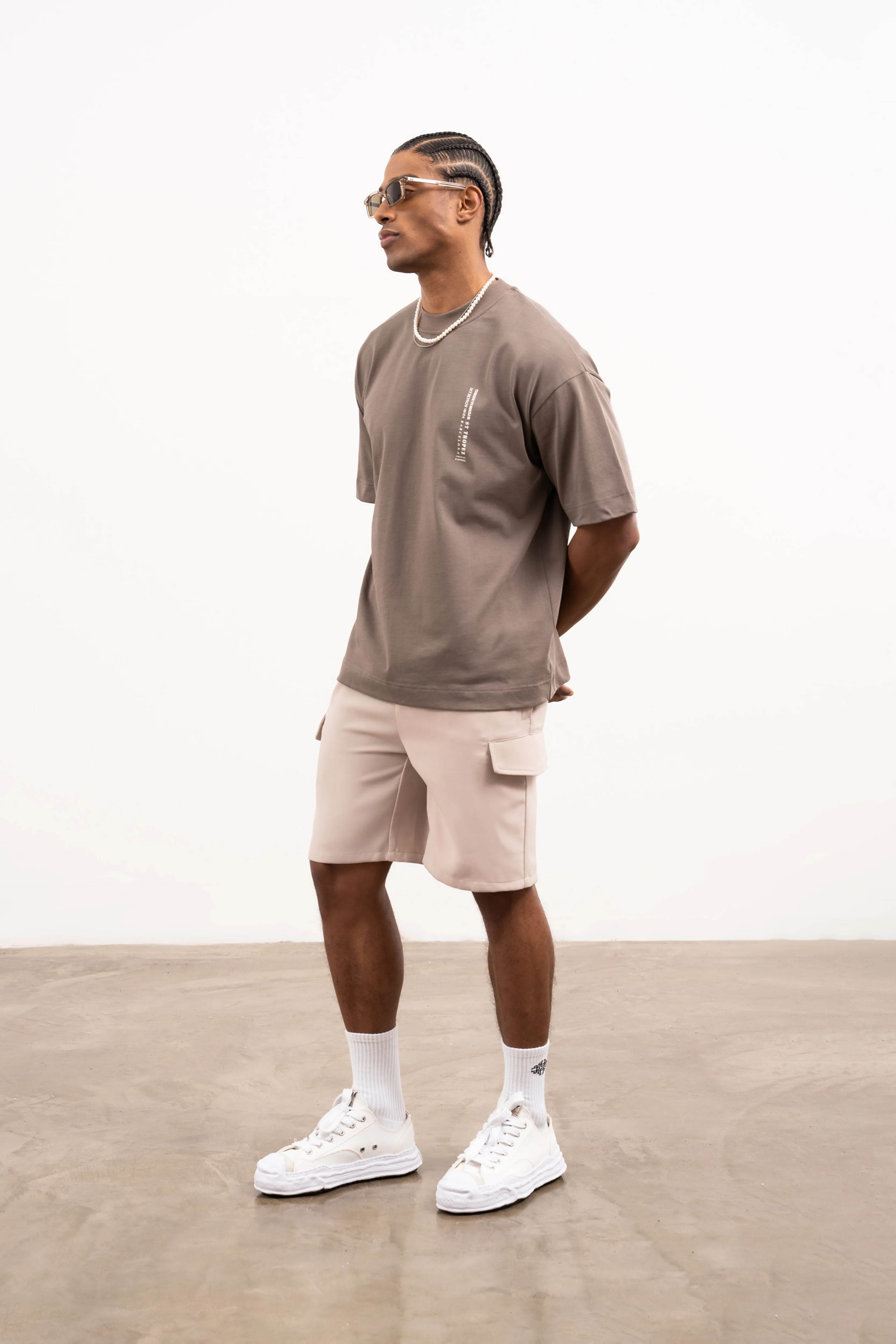 SMART CARGO SHORT - BEIGE