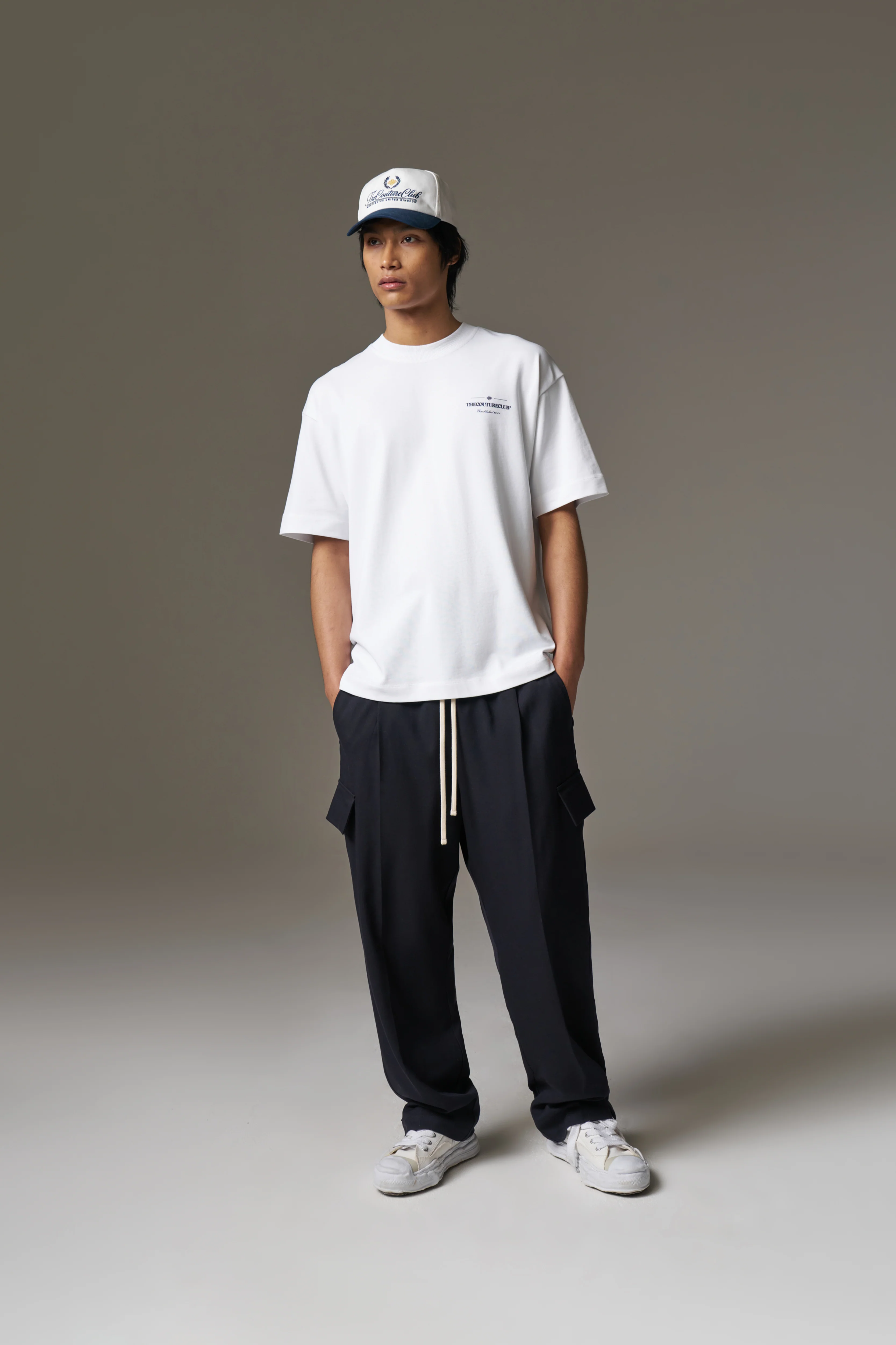 COPYRIGHT MULTI GRAPHIC T-SHIRT - NAVY