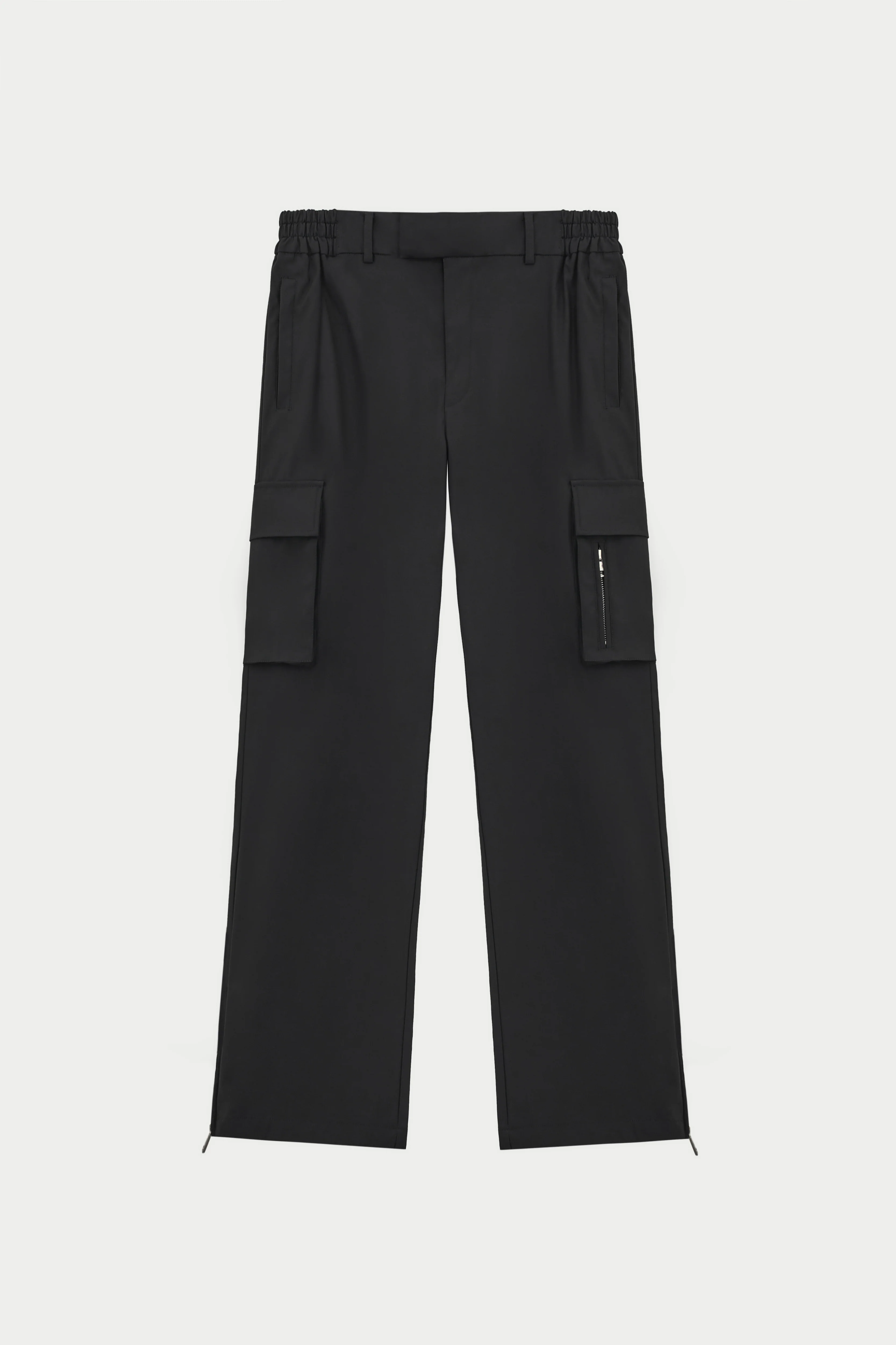 TECHNICAL CARGO TROUSERS - BLACK