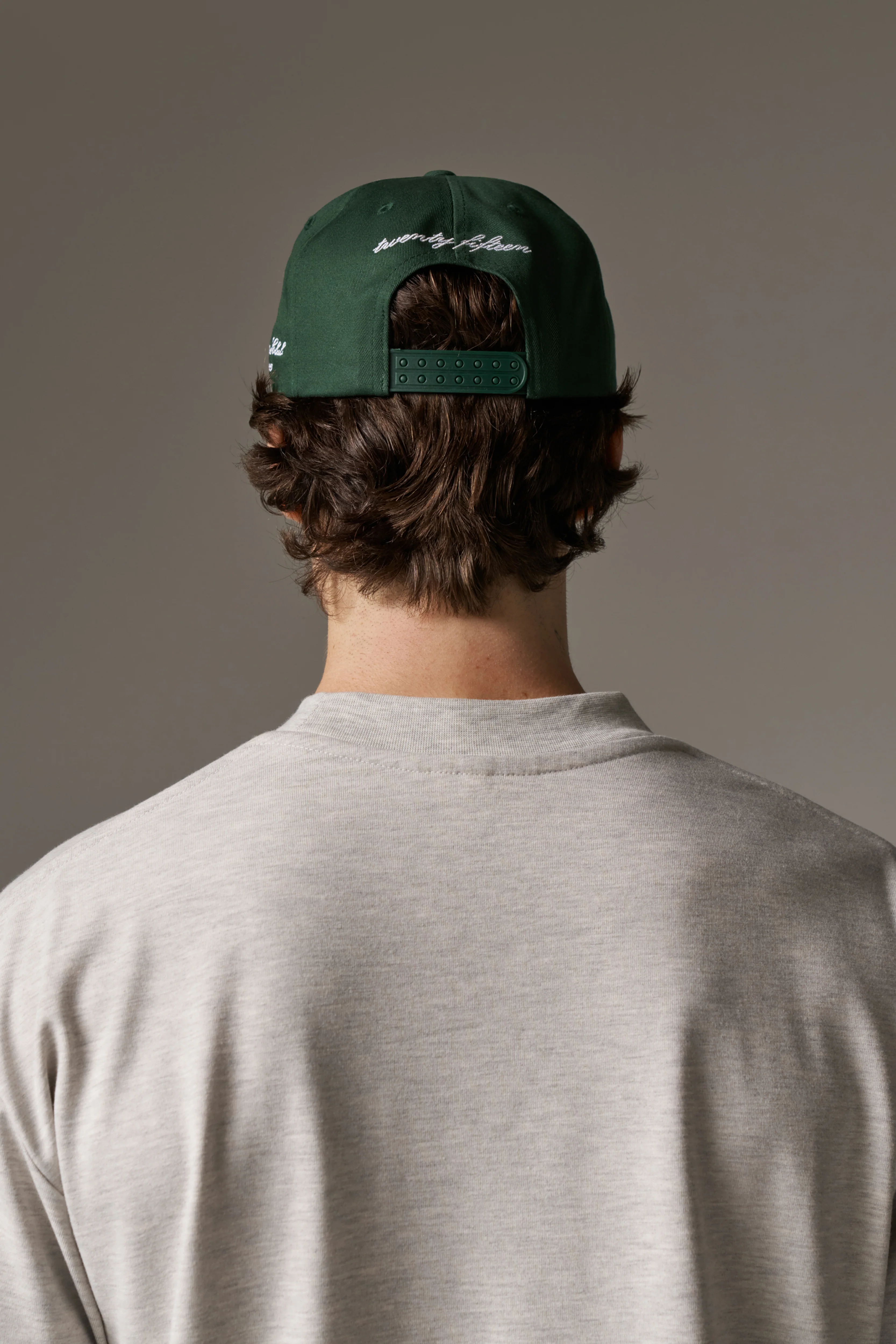 MONOGRAM EMBLEM CAP - GREEN