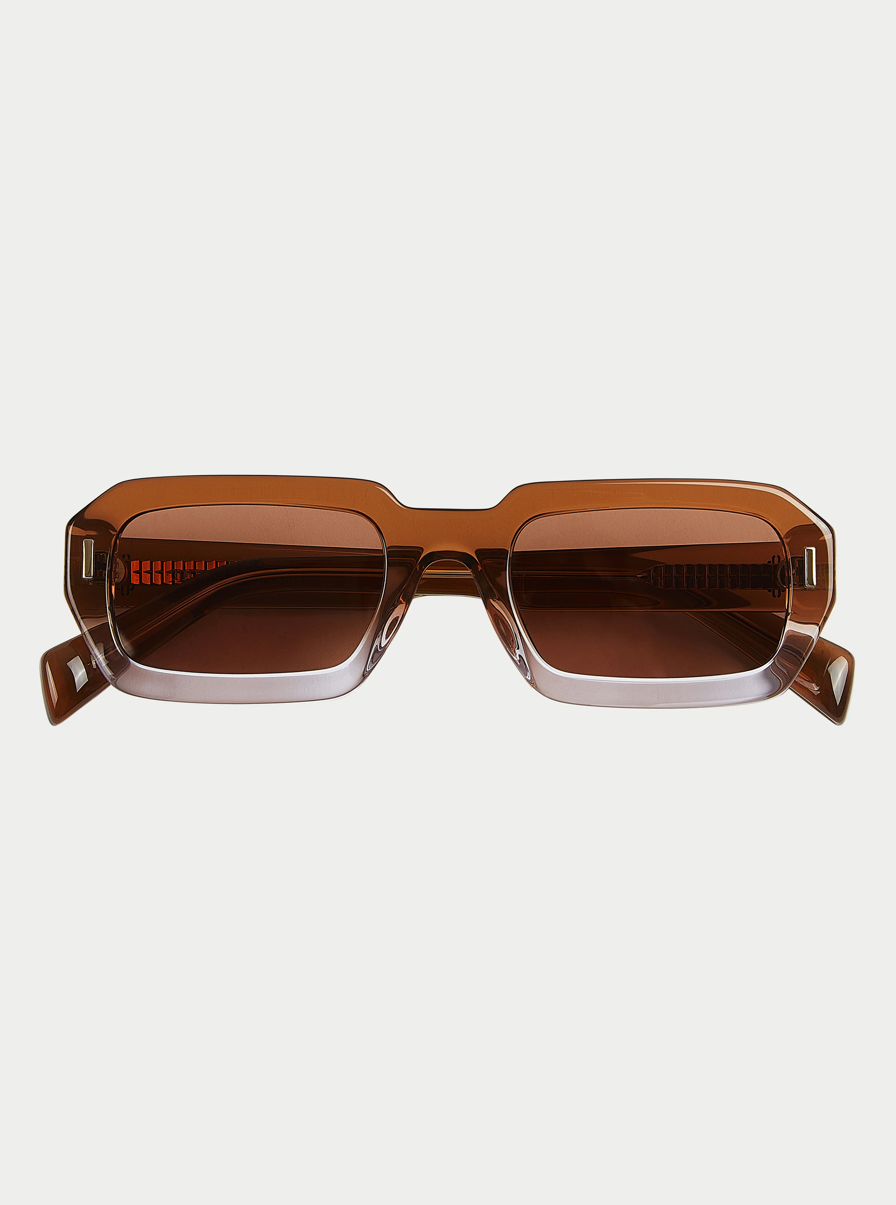 EMBLEM SUNGLASSES - BROWN