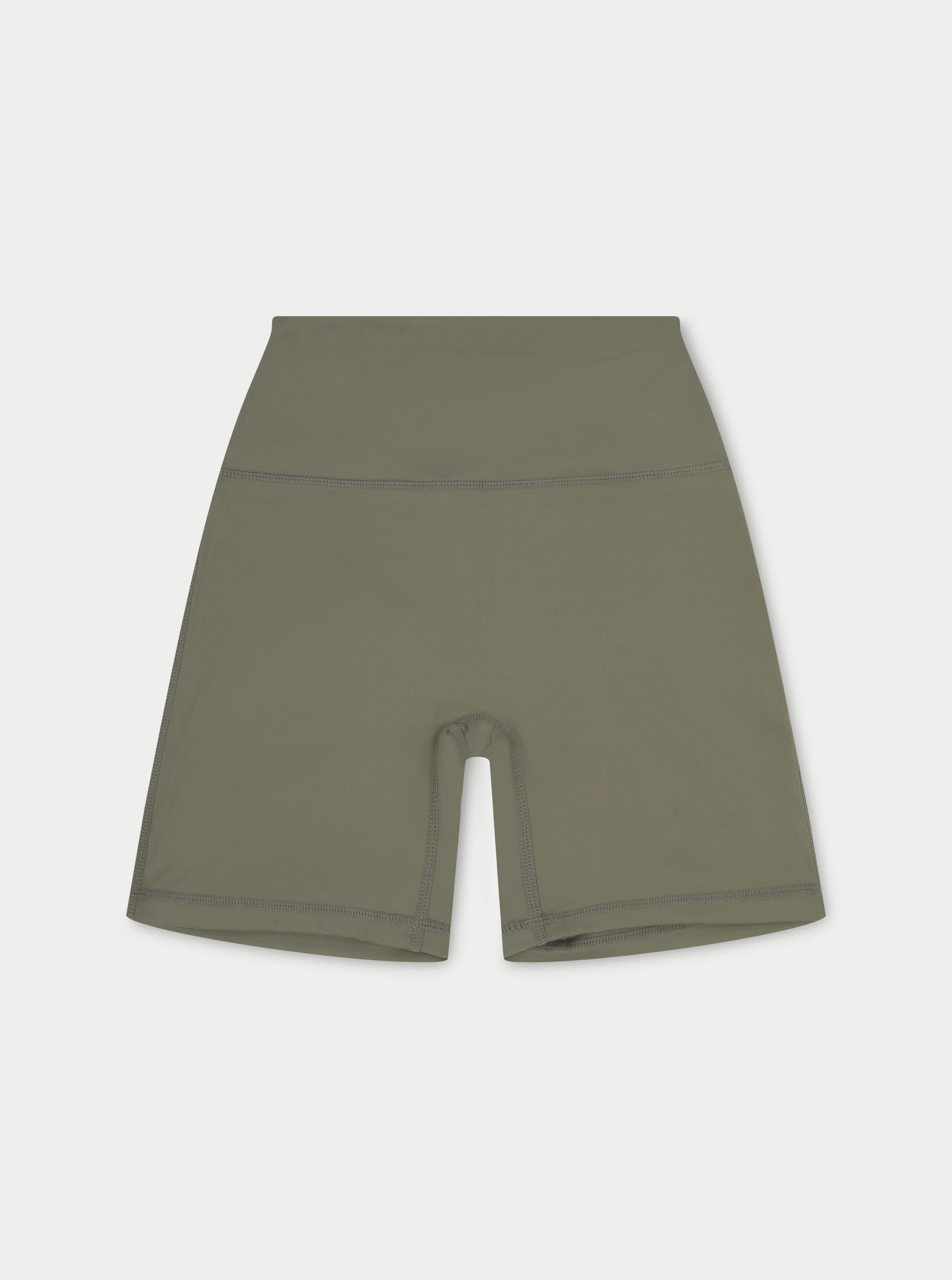 EMBLEM SCULPTING CYCLING SHORTS - KHAKI