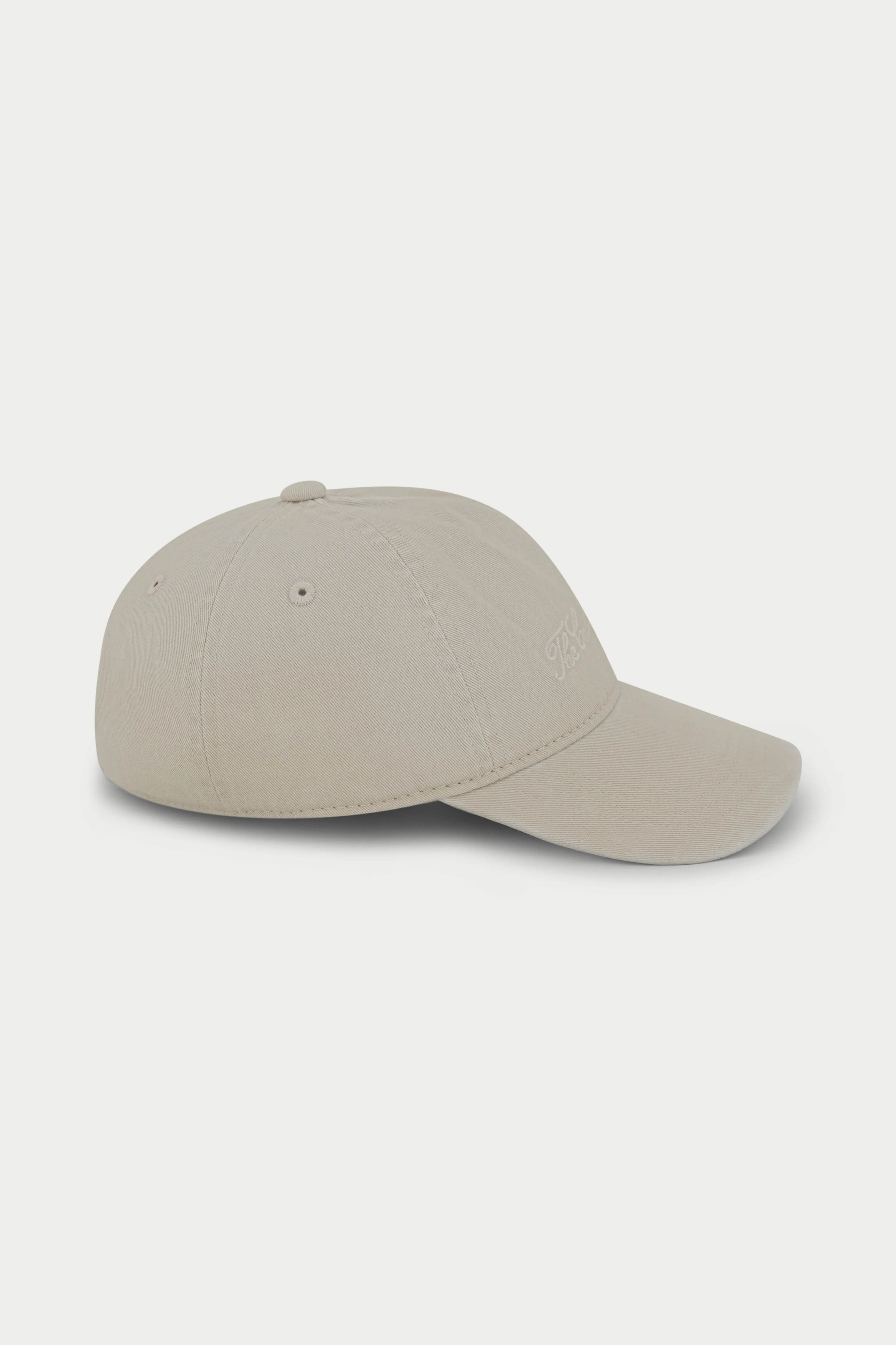 WASHED SCRIPT CAP - BONE