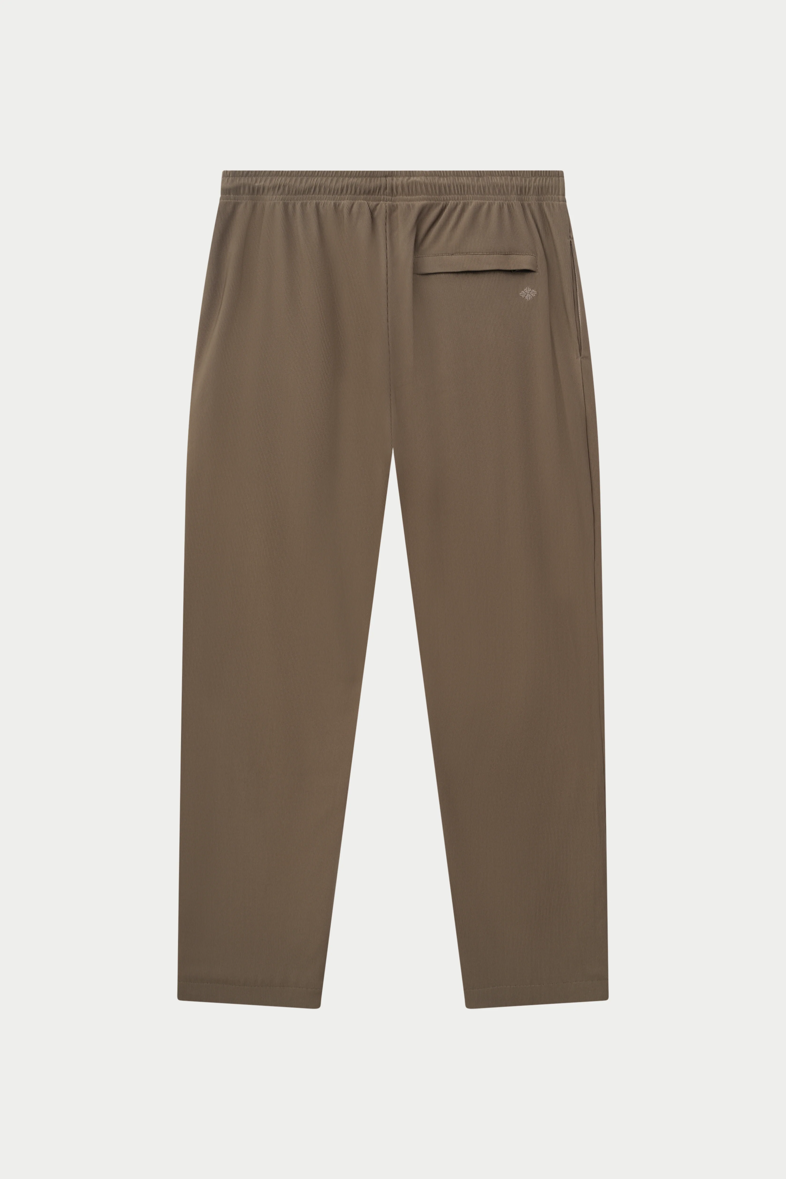 RIBBED TROUSERS - MINK