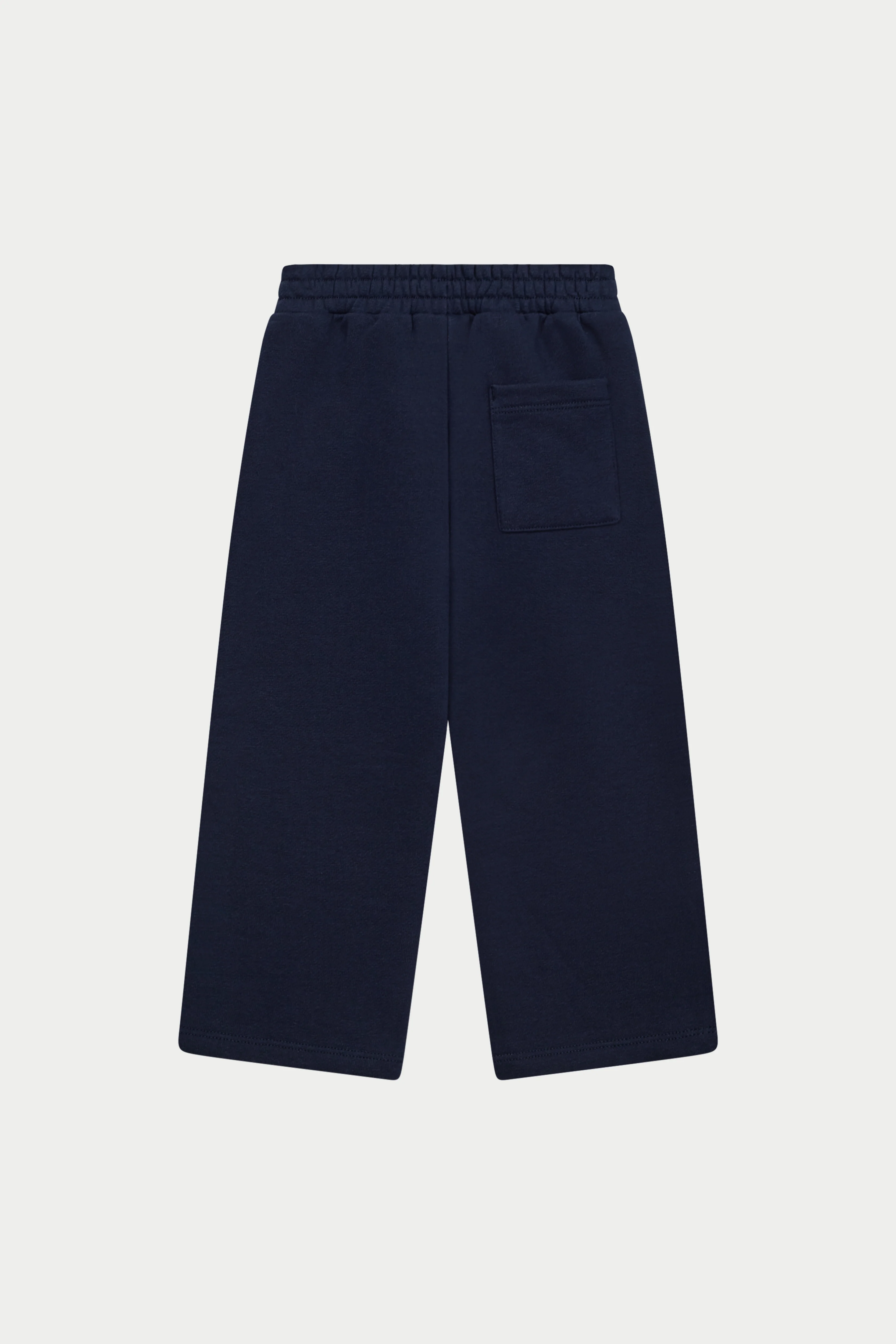 KIDS MONOGRAM EMBLEM APPLIQUE JOGGERS - NAVY