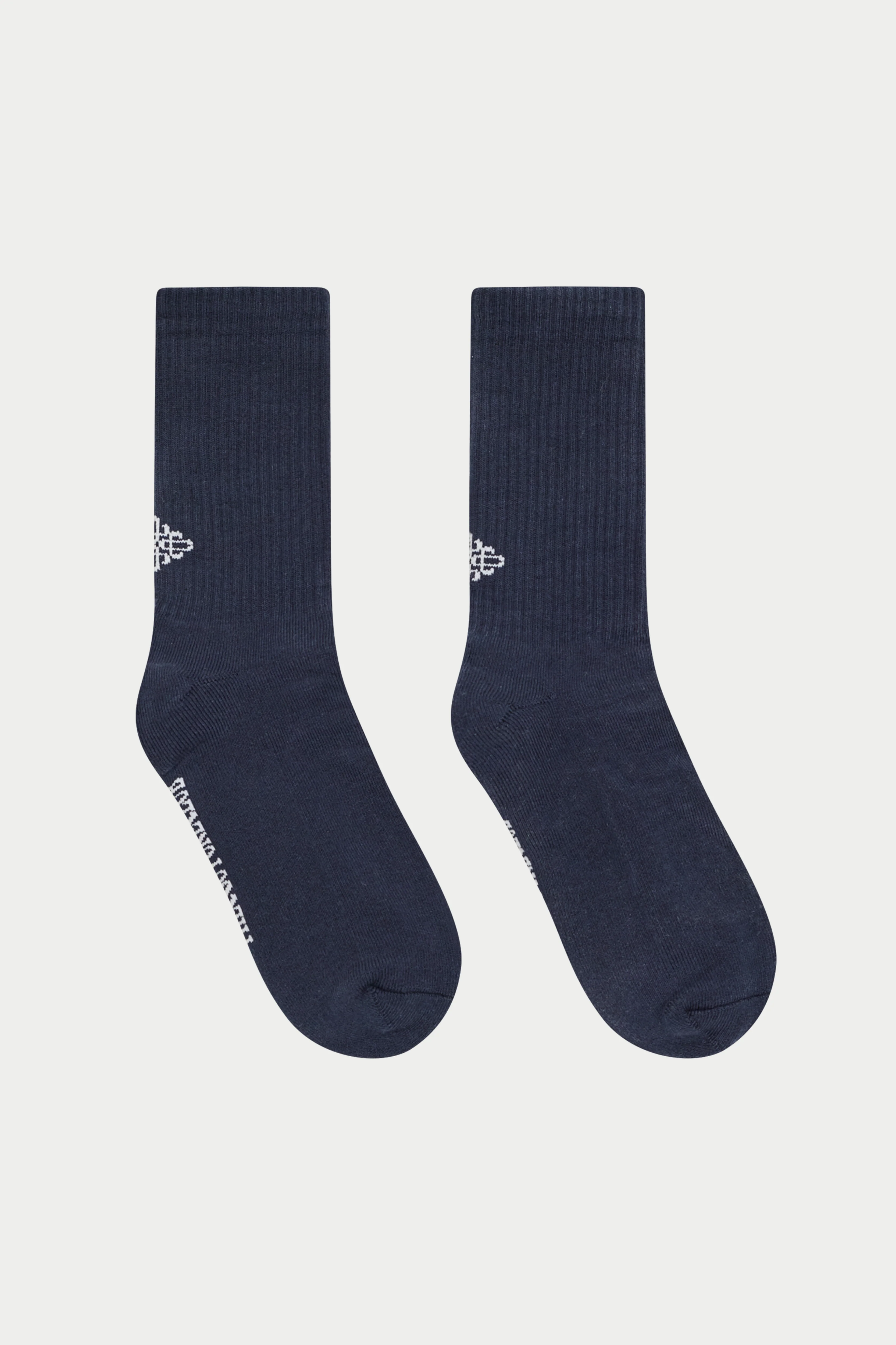 REVERSE EMBLEM COPYRIGHT SOCKS - NAVY