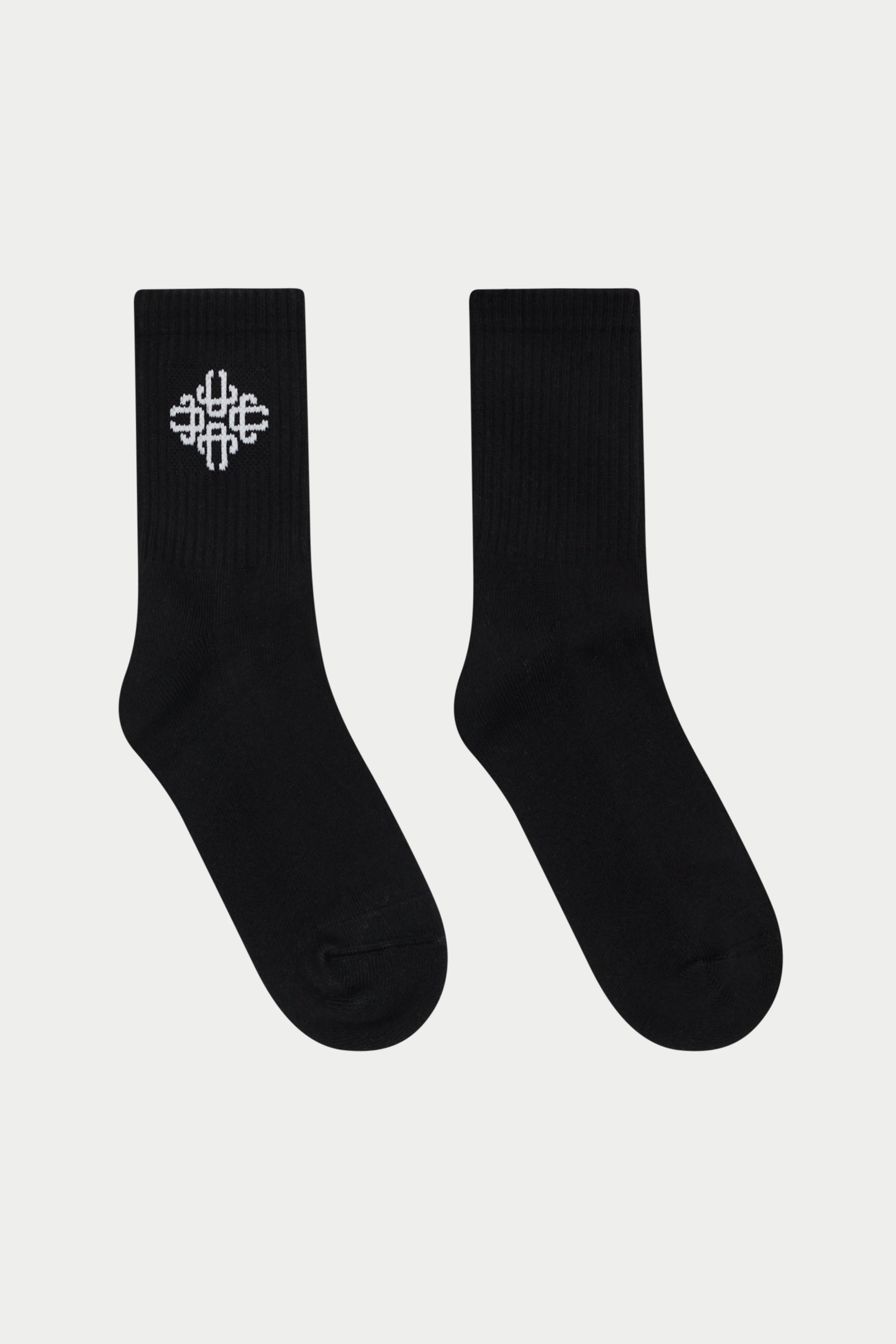 EMBLEM SPORT SOCK - BLACK