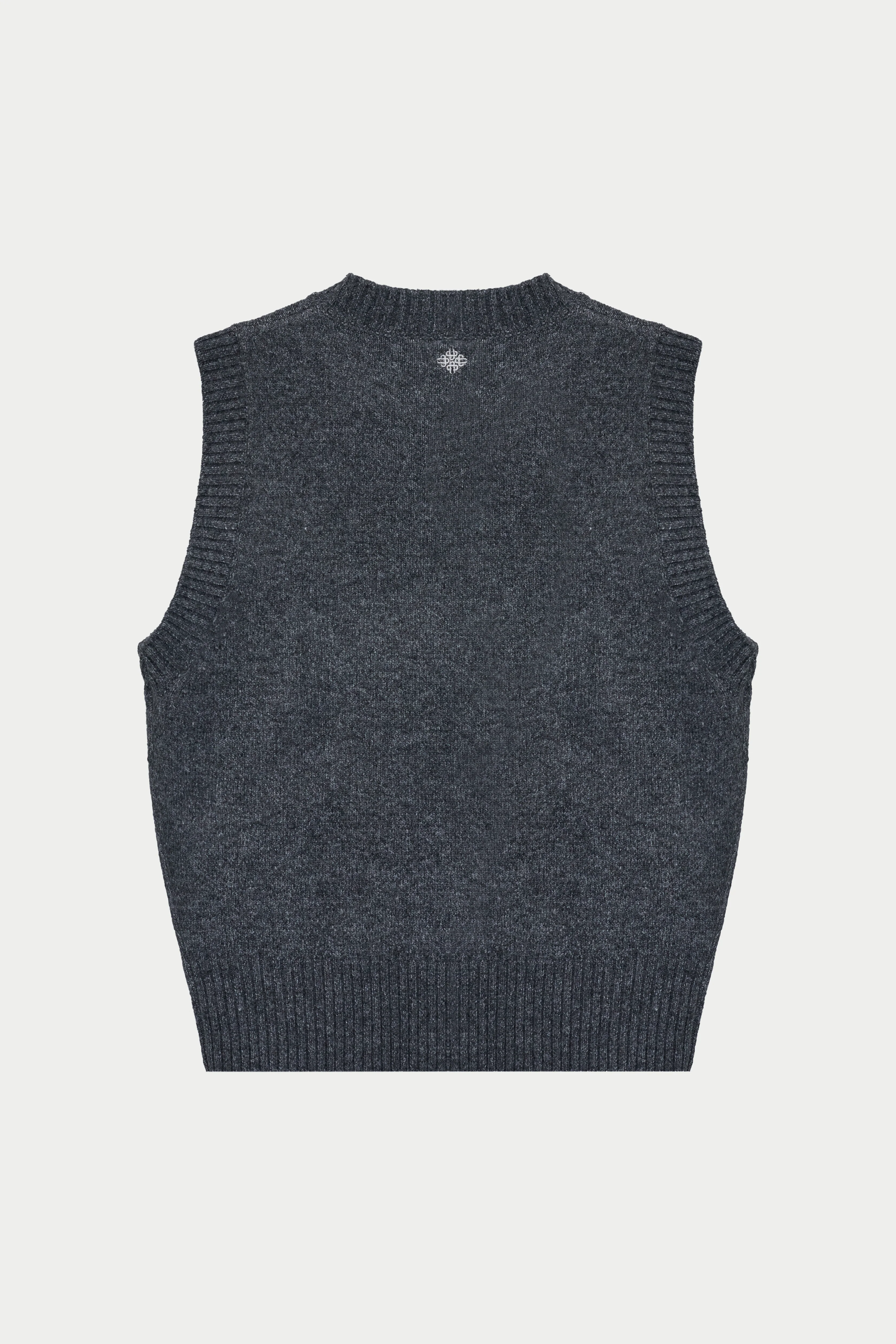 CTRE KNITTED VEST - GREY