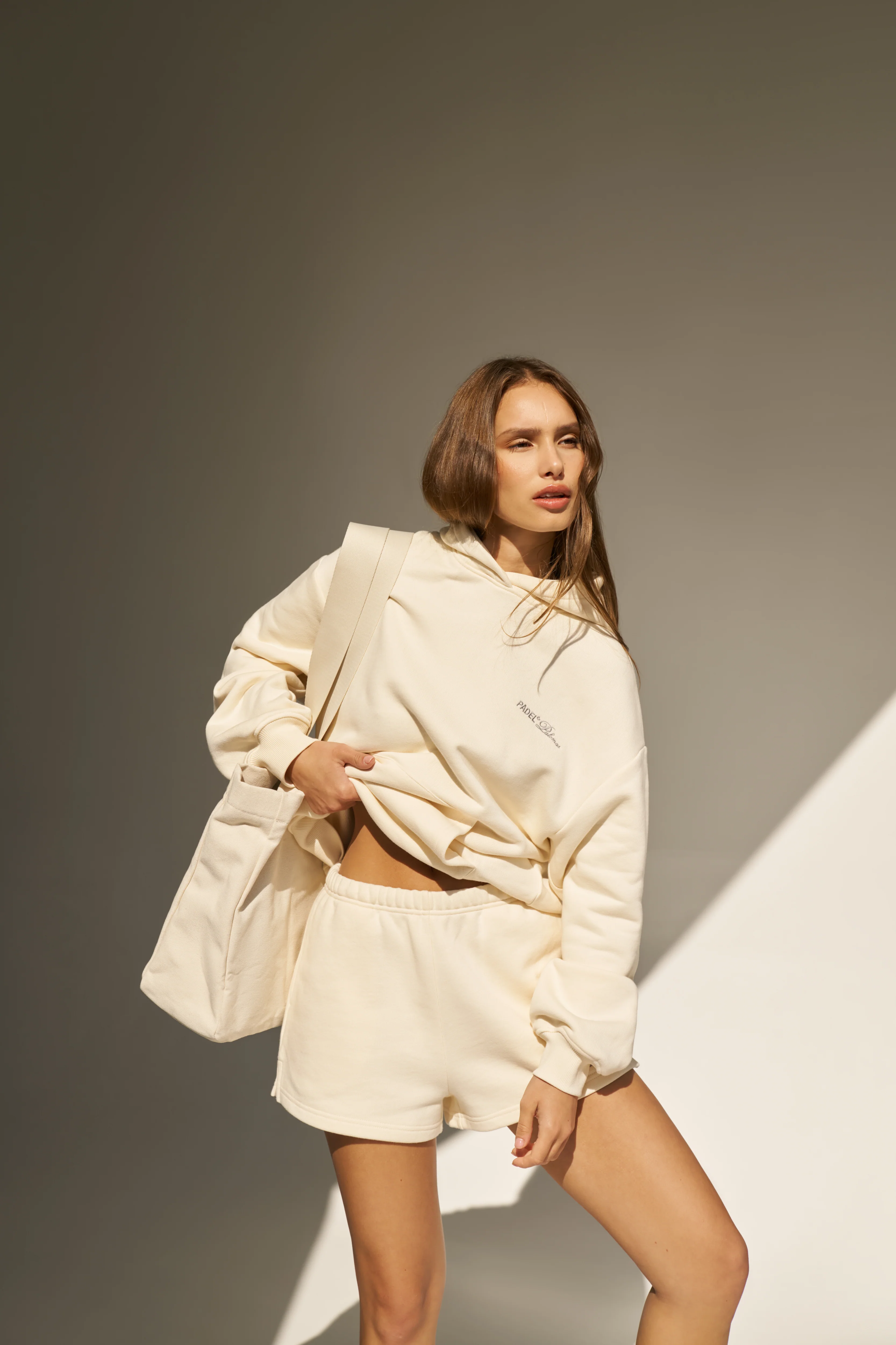 PADEL & PALOMAS JERSEY SHORTS - BUTTERMILK